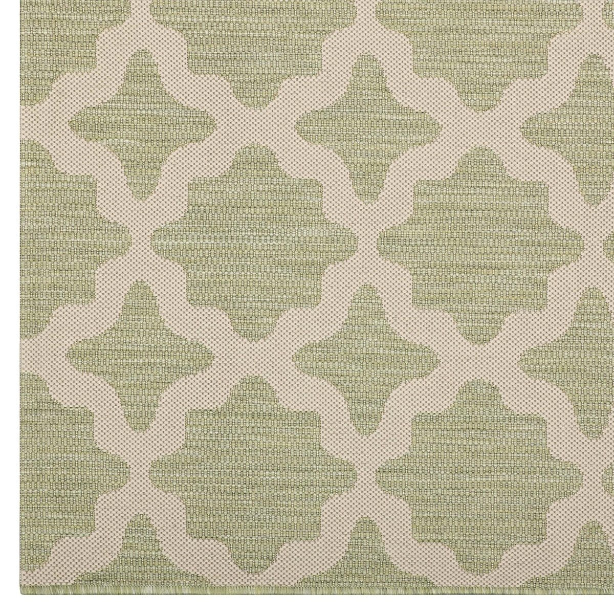 Moroccan Trellis Polypropylene Indoor Outdoor Area Rug - Versatile All-Weather - Image 159