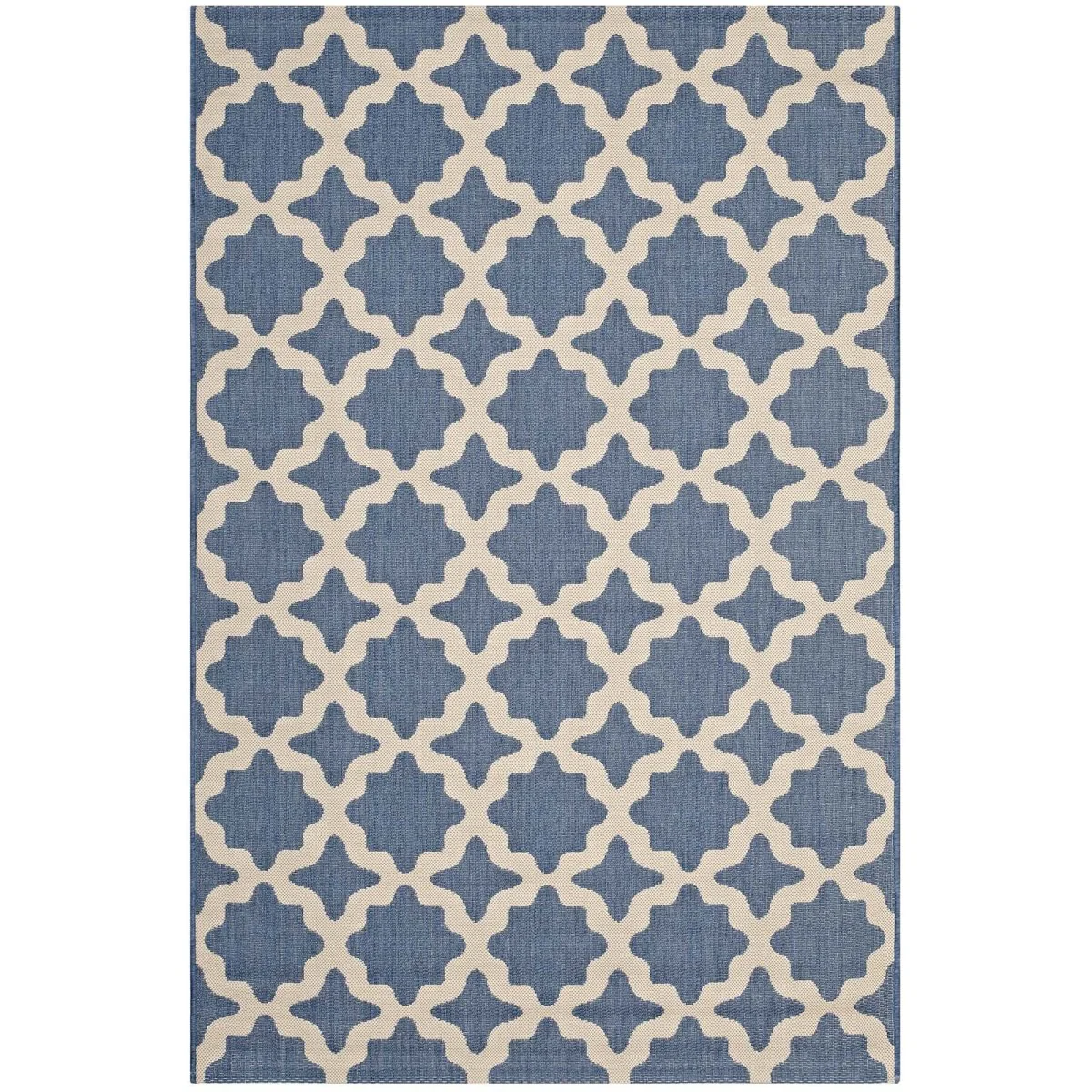 Moroccan Trellis Polypropylene Indoor Outdoor Area Rug - Versatile All-Weather - Image 8