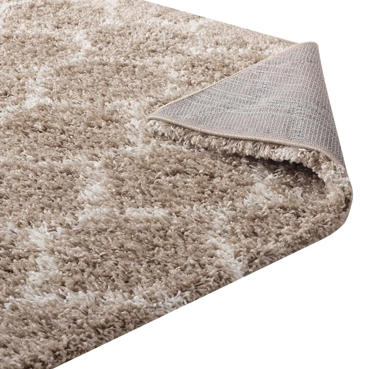 Moroccan Trellis Shag Area Rug - Plush High-Pile Accent Rug for Living Room - Image 36