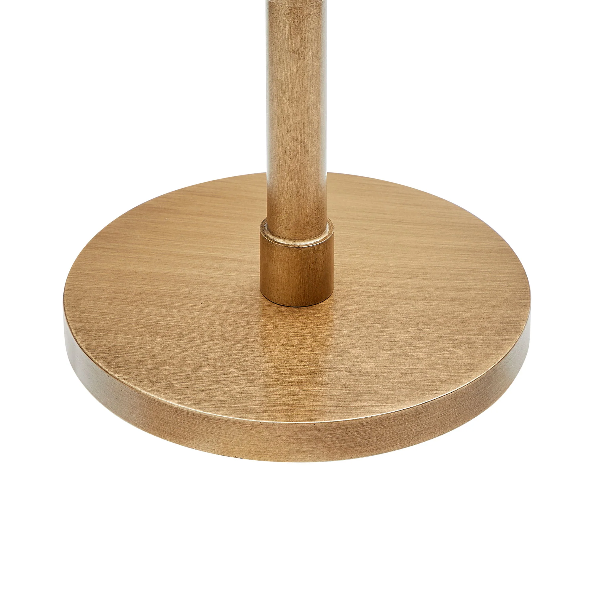 Morven - Adjustable Height Accent Table With Round Top - Antique Brass - Image 8