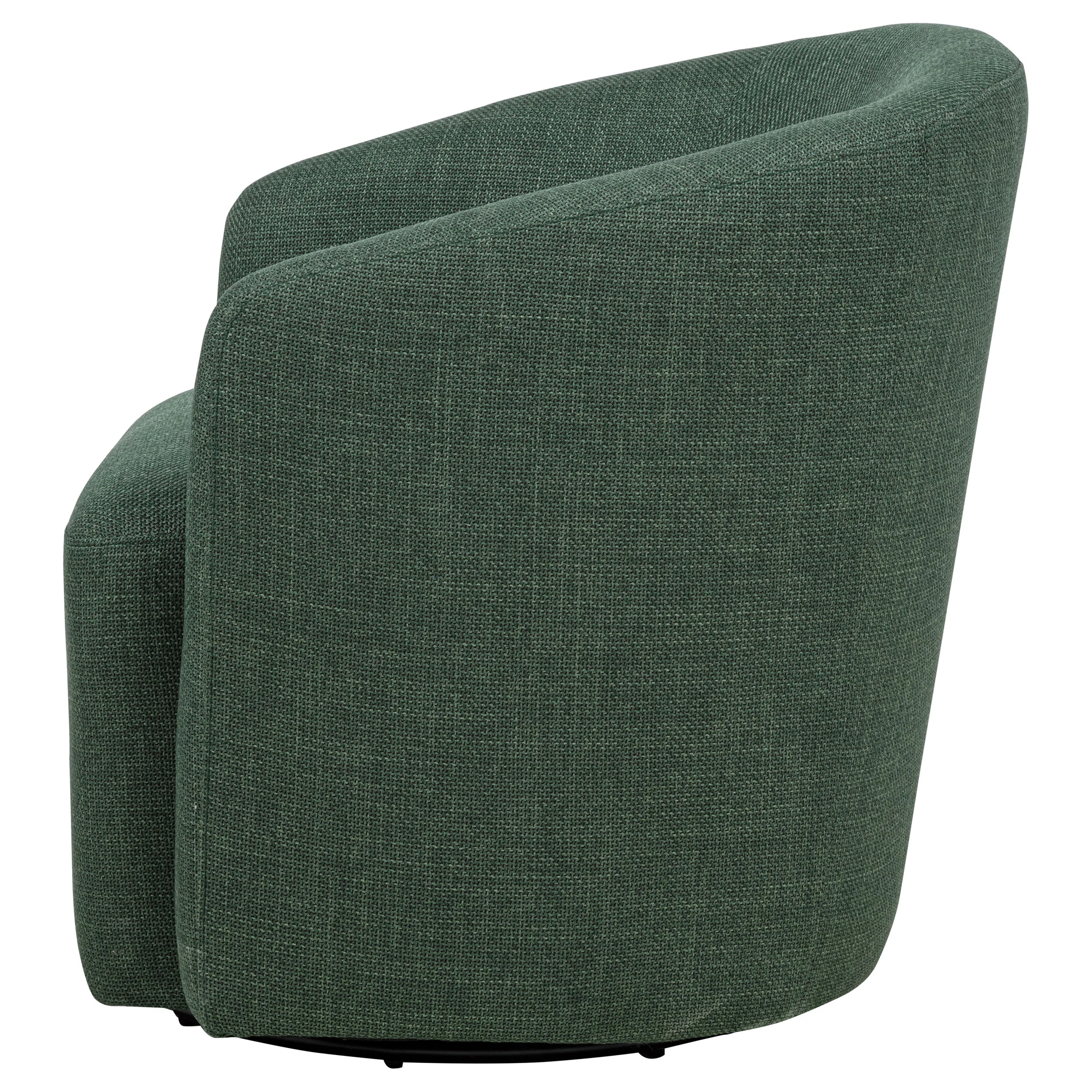 Mossbrook Fabric Upholstered Swivel Accent Chair - Green - Image 4
