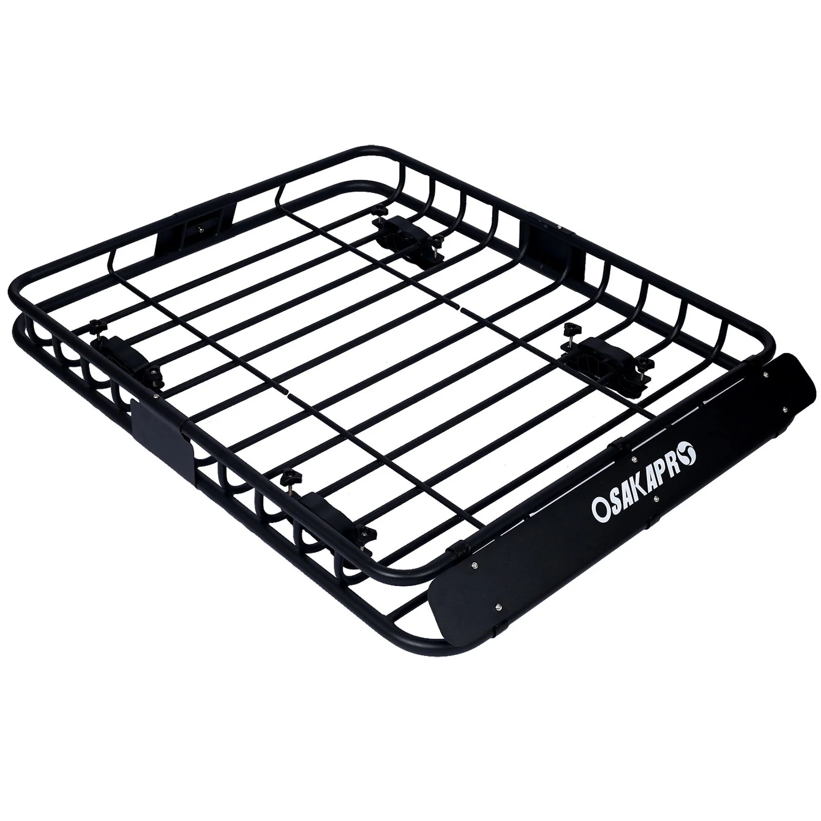 Motoring Rooftop Cargo Carrier Basket Steel, Universal Fit Roof Rack - Image 2