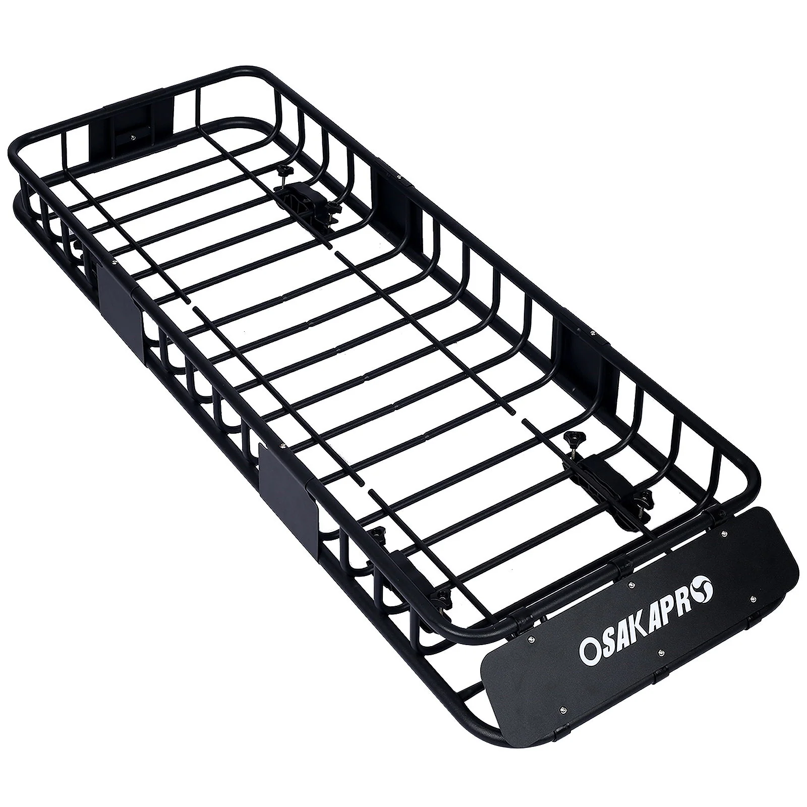 Motoring Rooftop Cargo Carrier Basket Steel, Universal Fit Roof Rack - Image 3