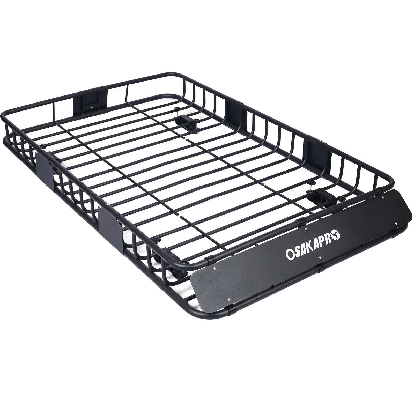 Motoring Rooftop Cargo Carrier Basket Steel, Universal Fit Roof Rack - Image 4