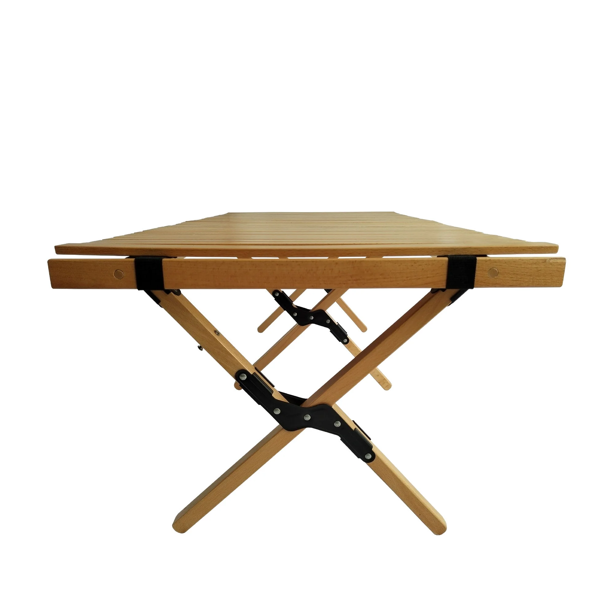 Multi-Function Wooden Foldable Portable Patio Dining Table, Indoor And Outdoor Universal - Natural - Image 8