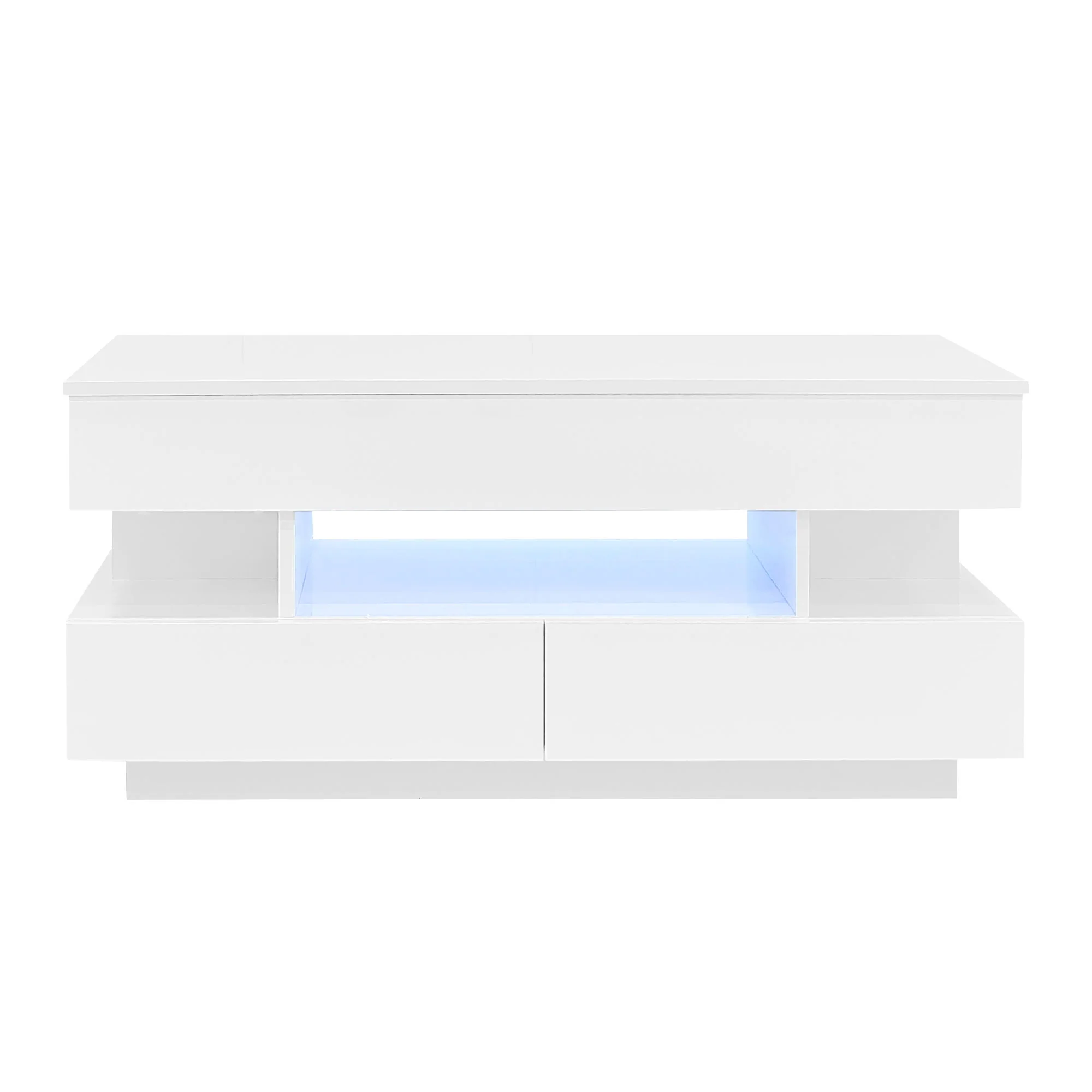 Multi Functional Lift Top Coffee Table With 2 Drawers - Image 2