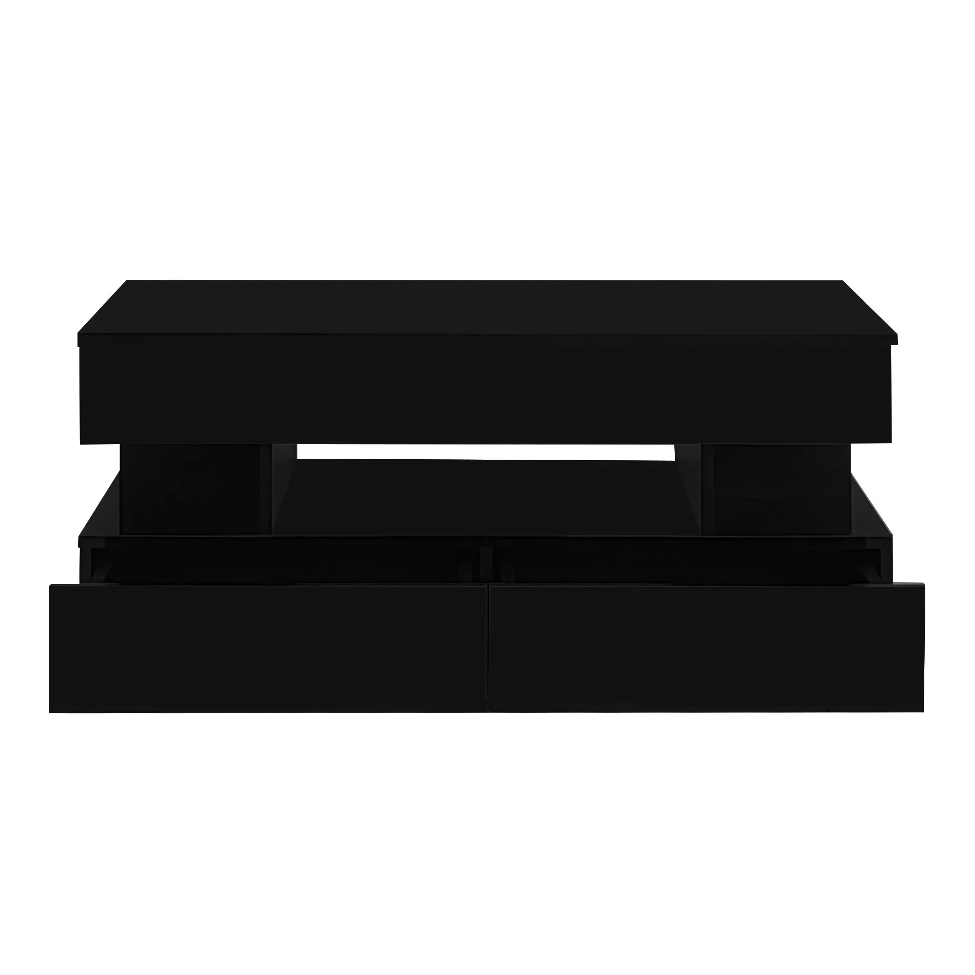 Multi Functional Lift Top Coffee Table With 2 Drawers - Image 4