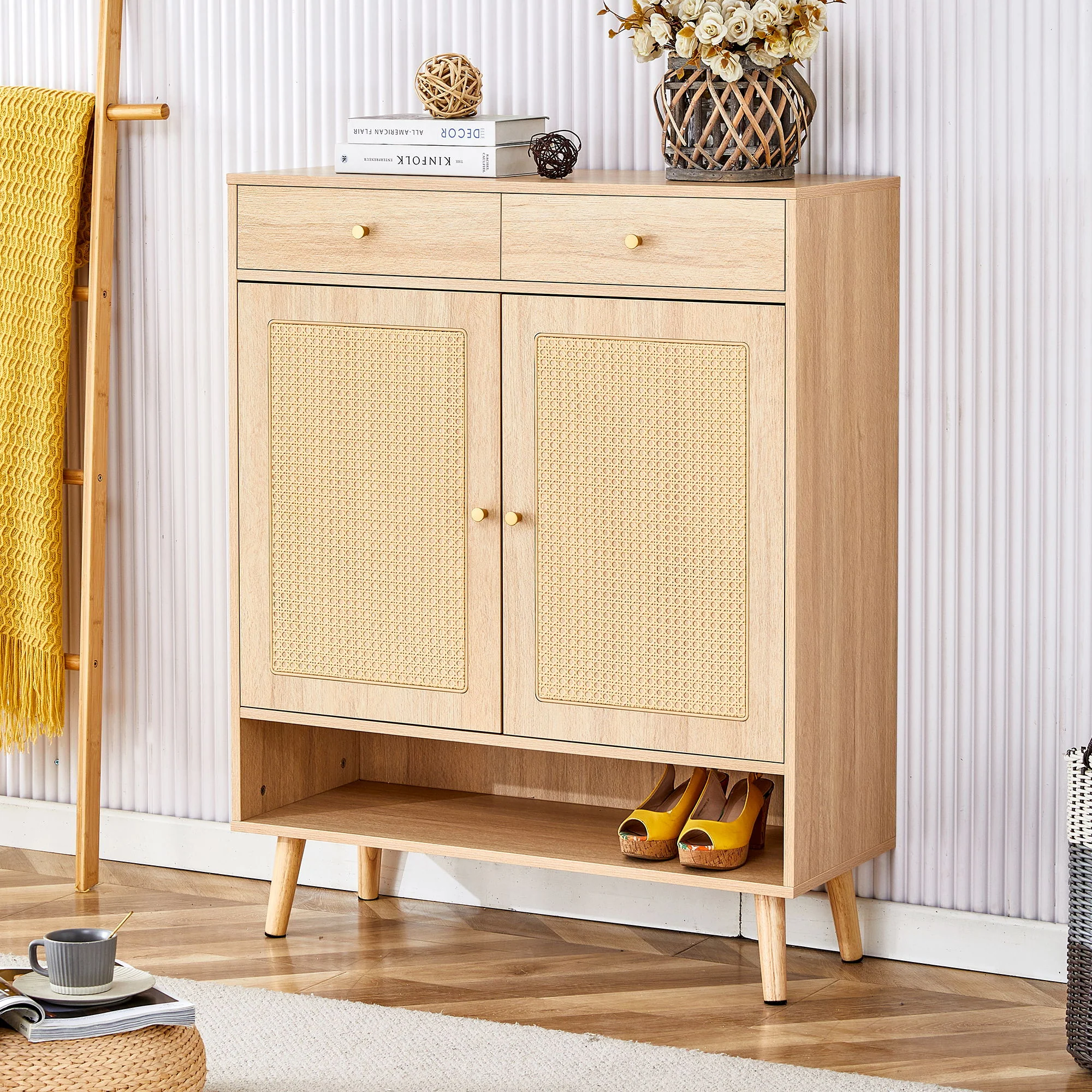 Multifunctional Modern Minimalist Shoe Cabinet - Image 9