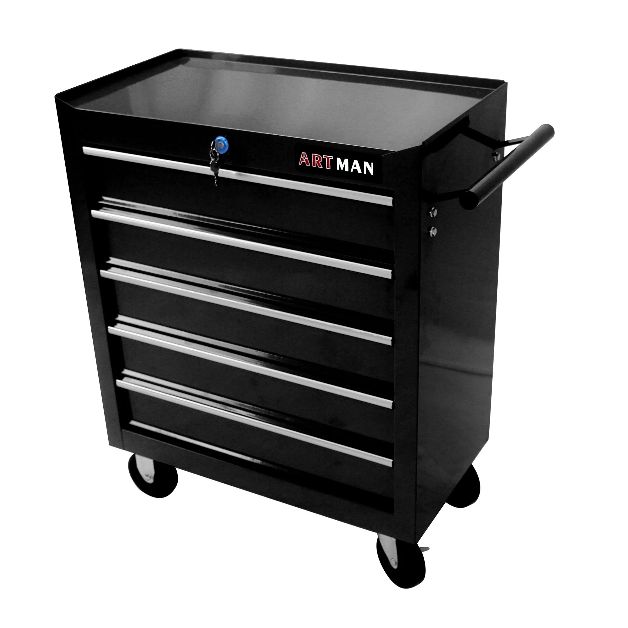 Multifunctional Tool Cart With Wheels And Drawers - Image 83