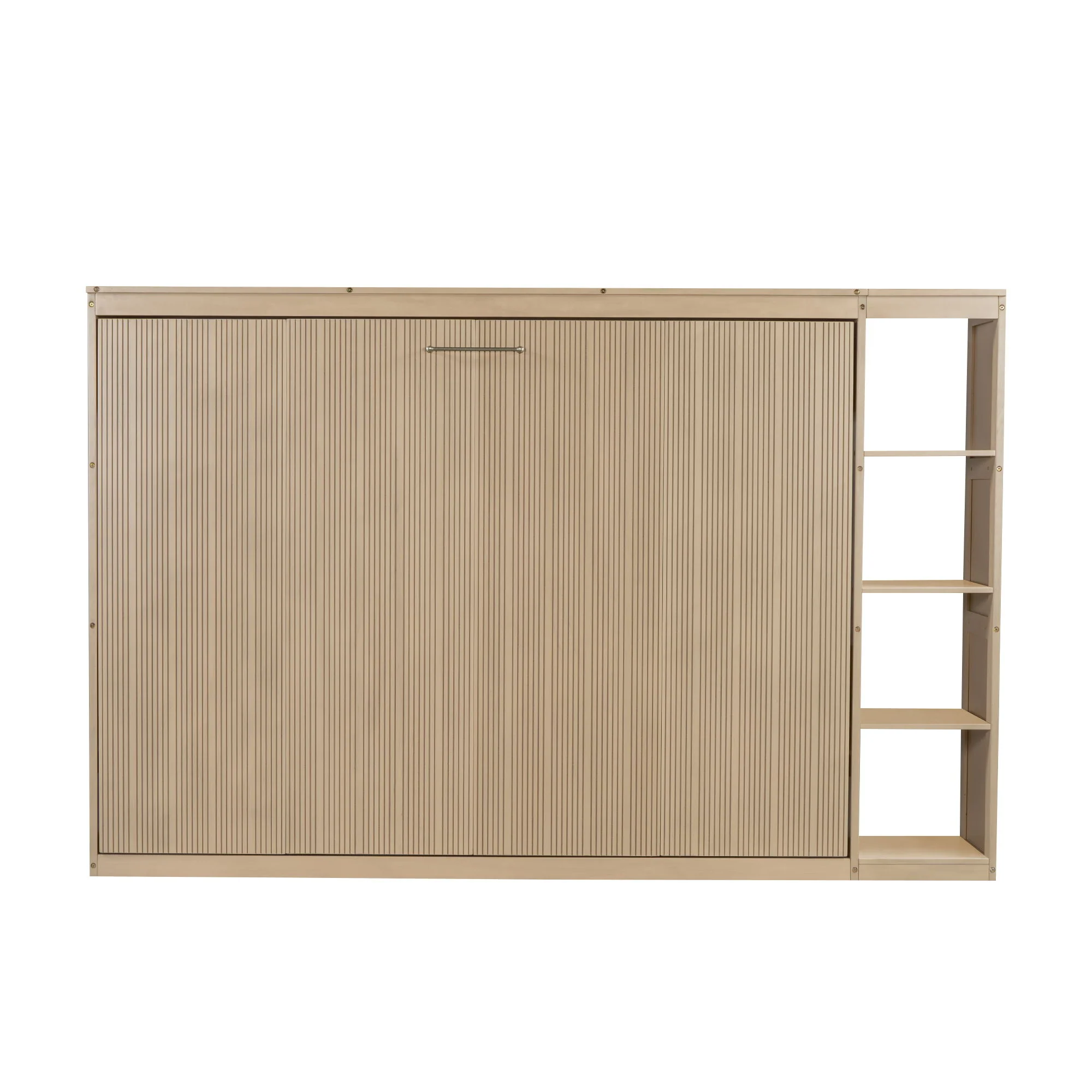 Murphy Bed With Bookshelf And Storage - Image 18