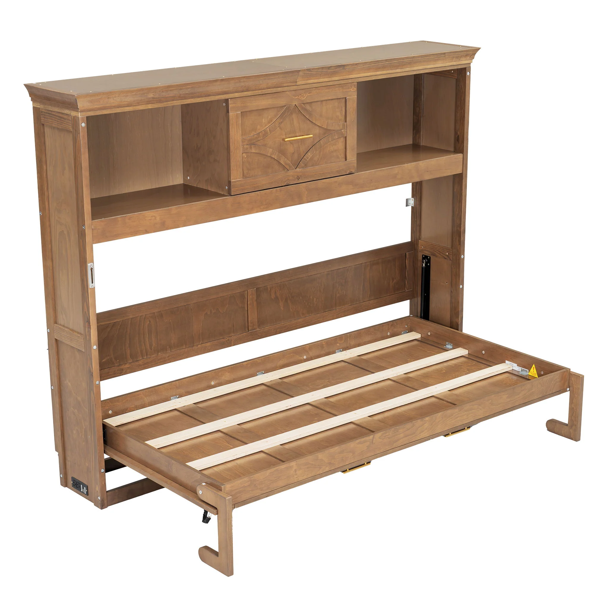 Murphy Bed With Charging Station And Drawer - Image 18