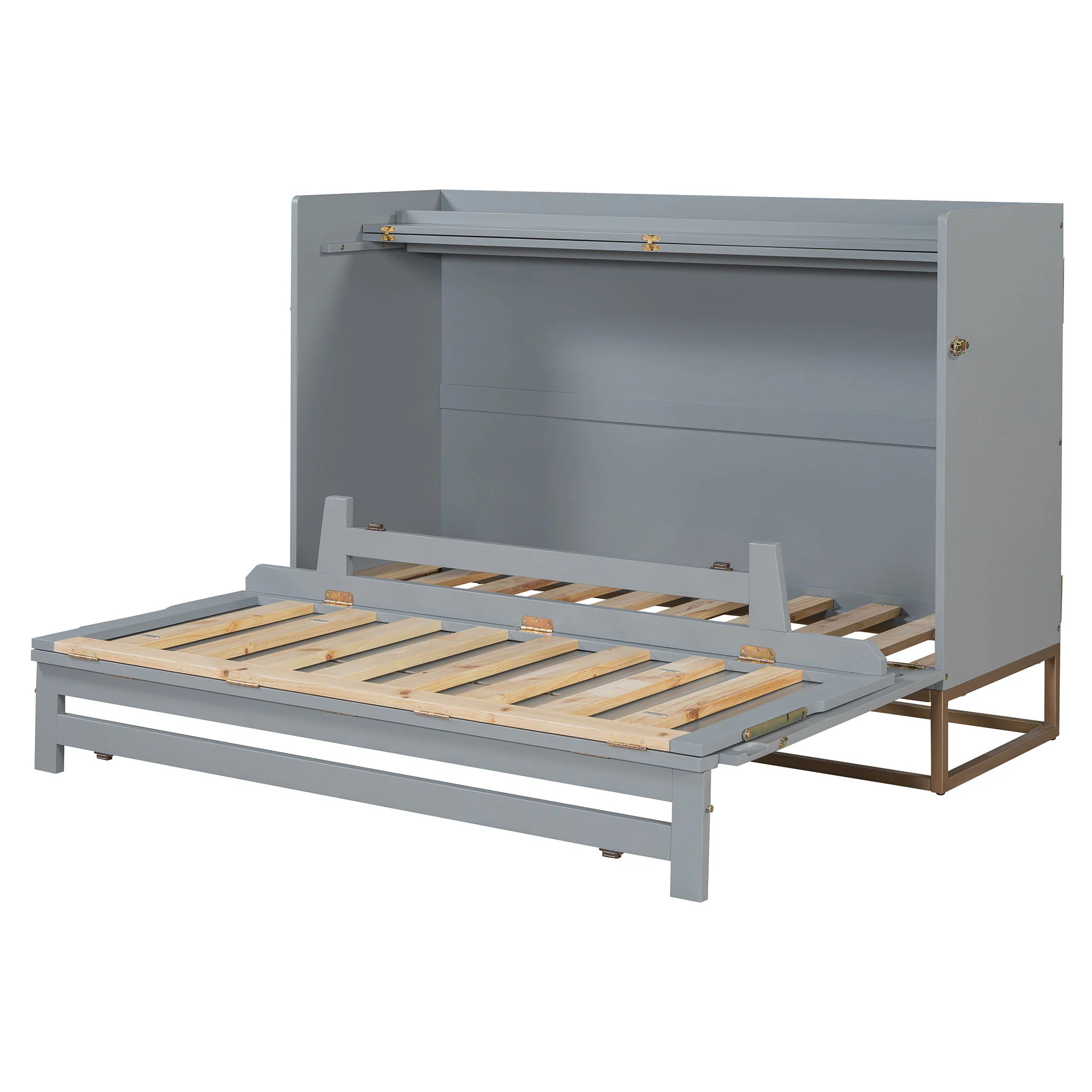 Murphy Bed With Iron Legs, Modern Design - Image 12