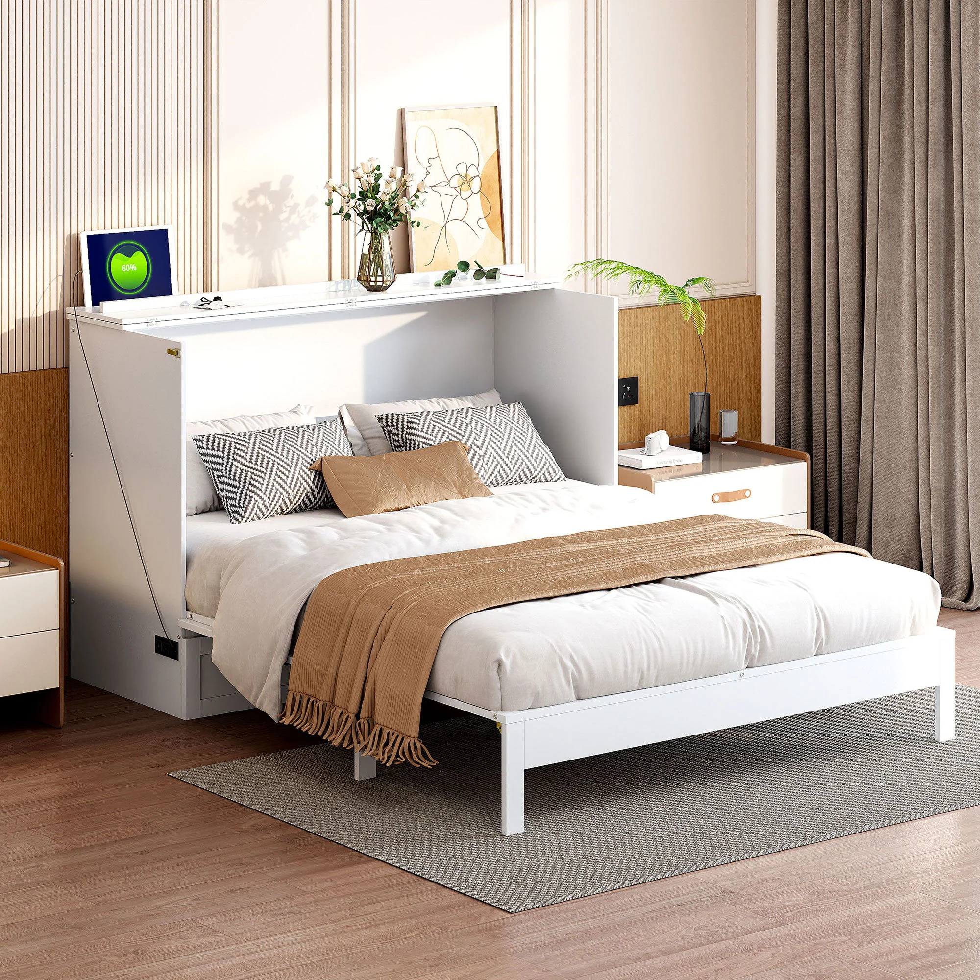 Murphy Bed With Large Drawers - Image 26