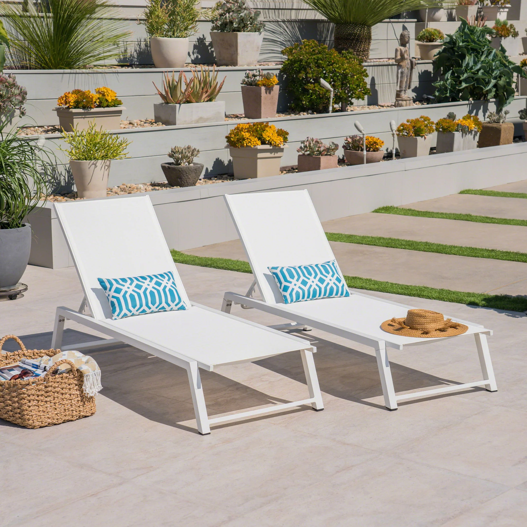 Myers - Modern Chaise Lounge Set With Adjustable Back - Image 24