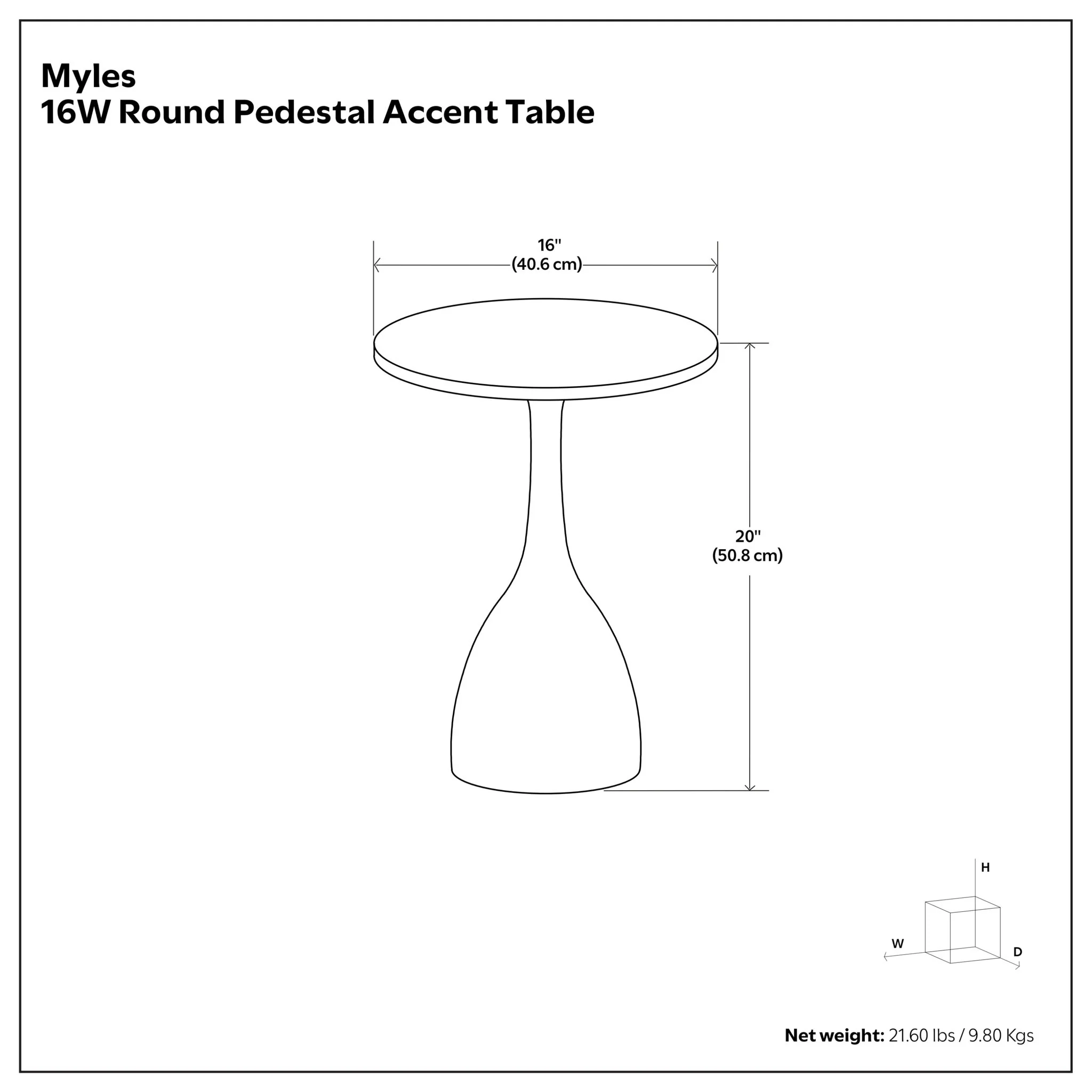 Myles - Side Table - Black - Image 6