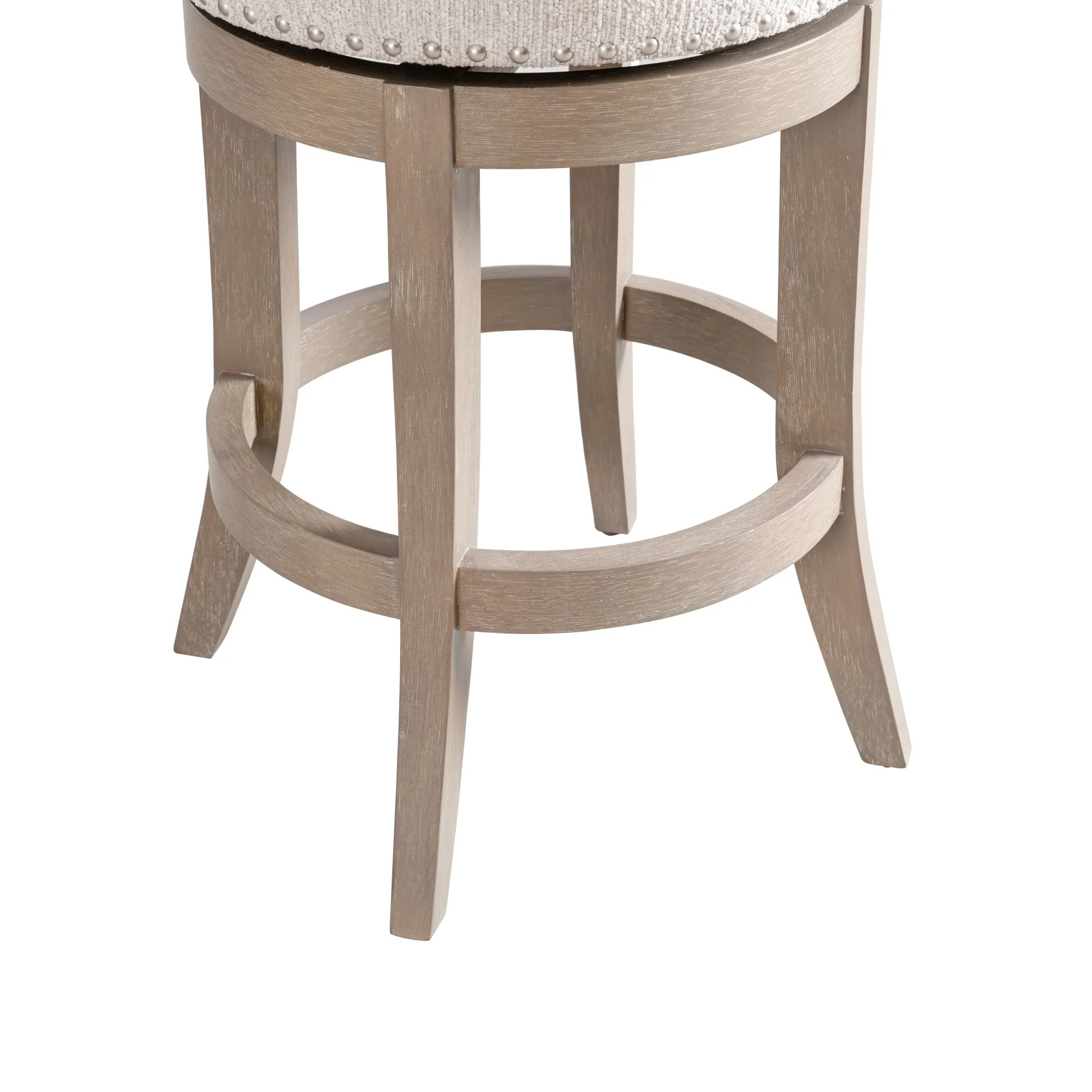 Mystic - Solid Wood Upholstered 26" Counter Height Swivel Barstool - Image 13