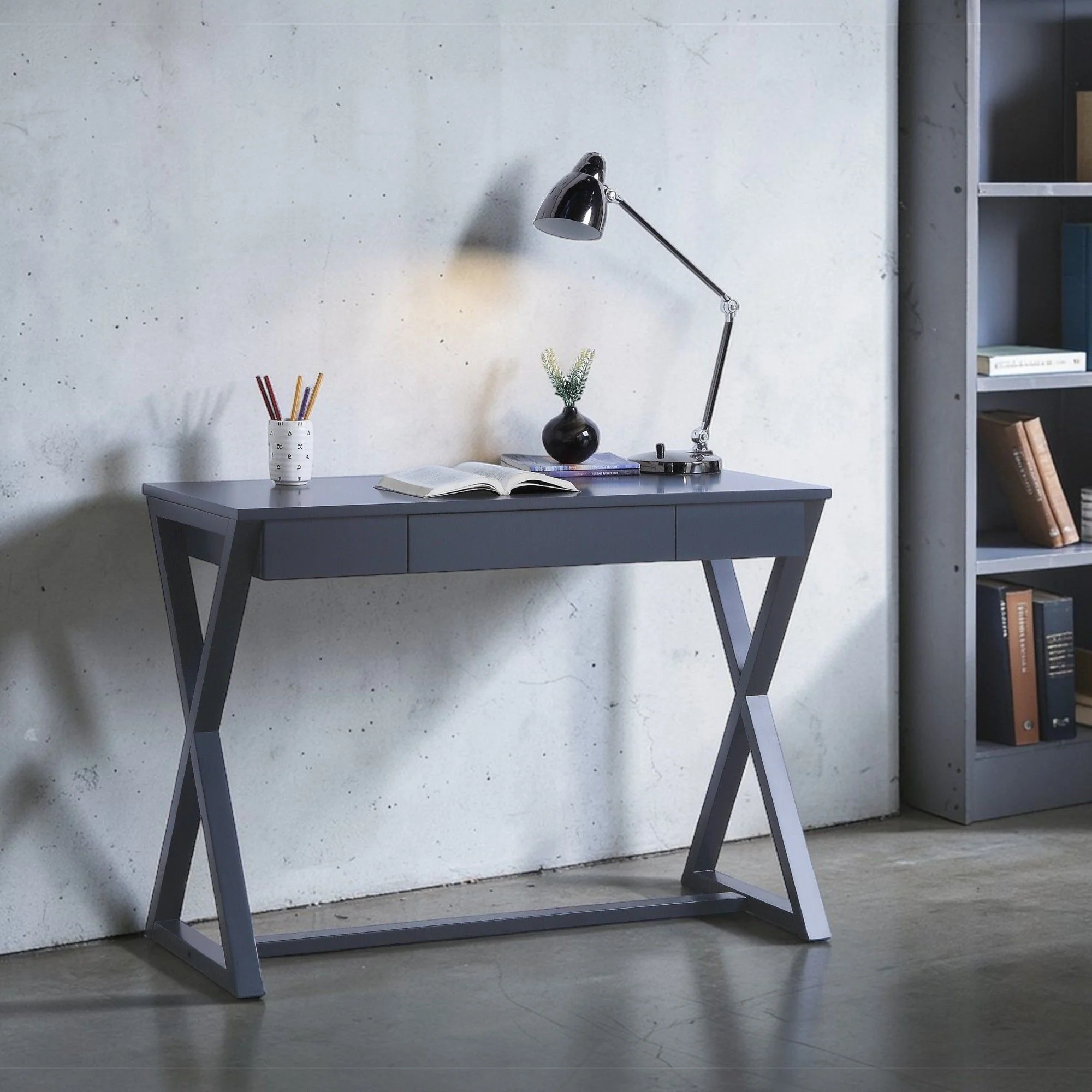 Nalo - Console Table - Charcoal - Image 5