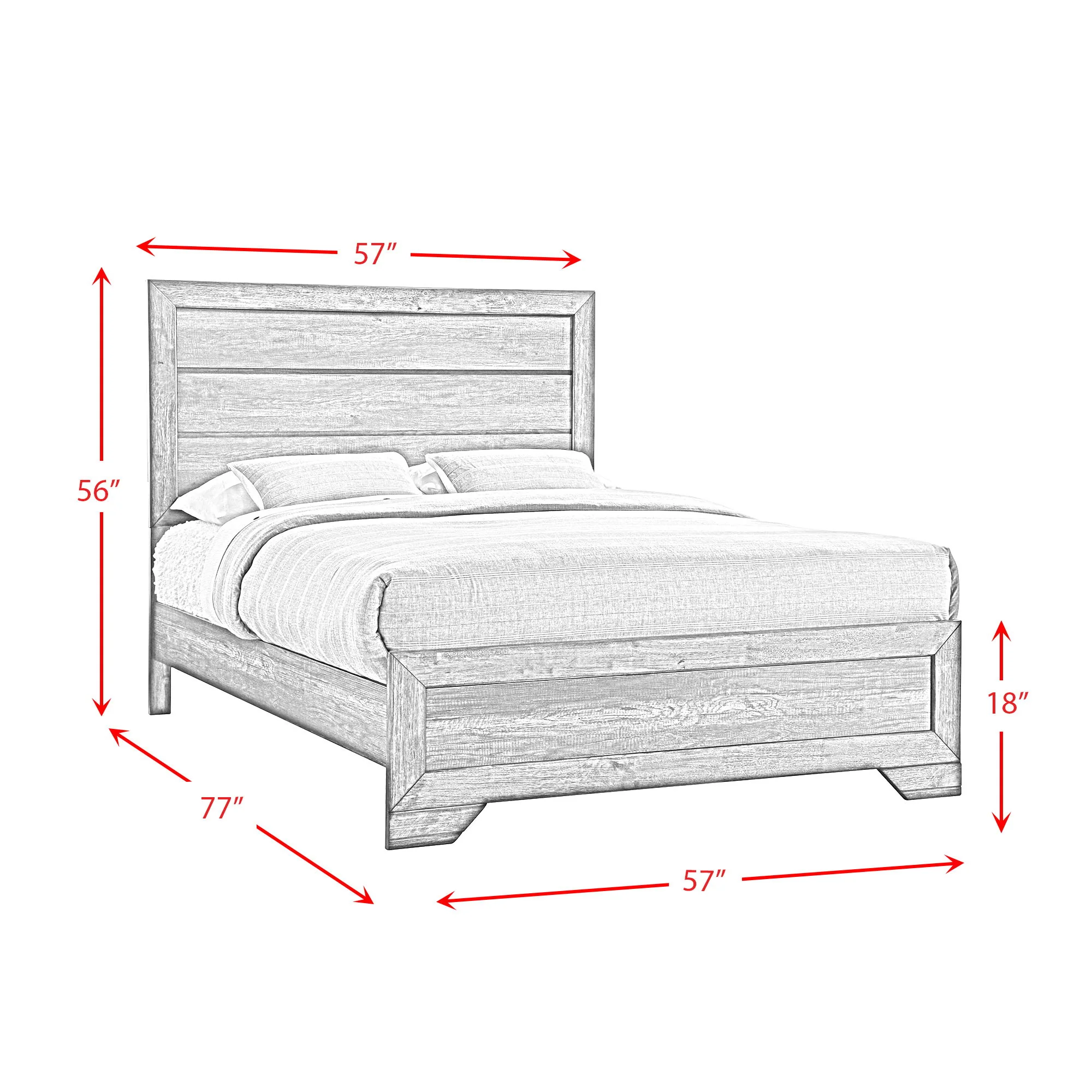 Nathan - Panel Bed - Image 6
