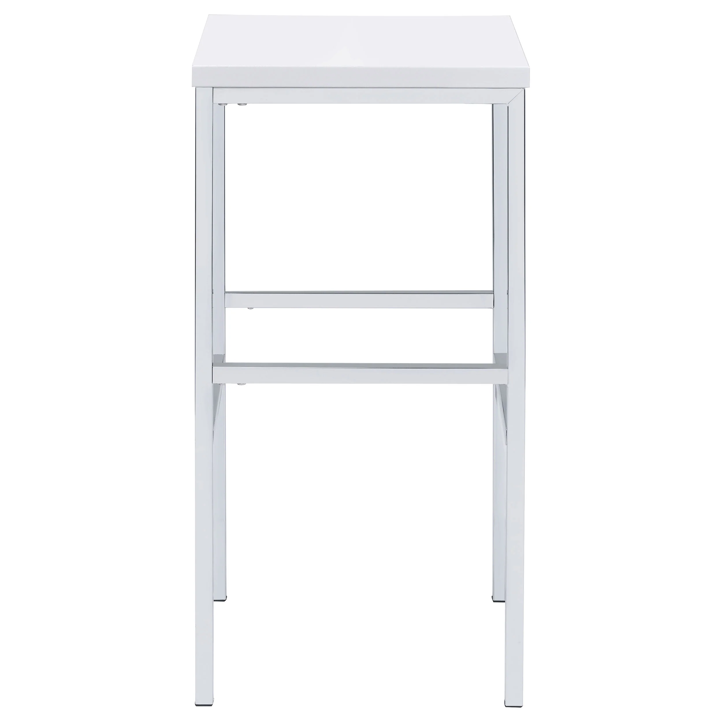 Natividad 5-Piece Pub Height Bar Table Set - White High Gloss - Image 9