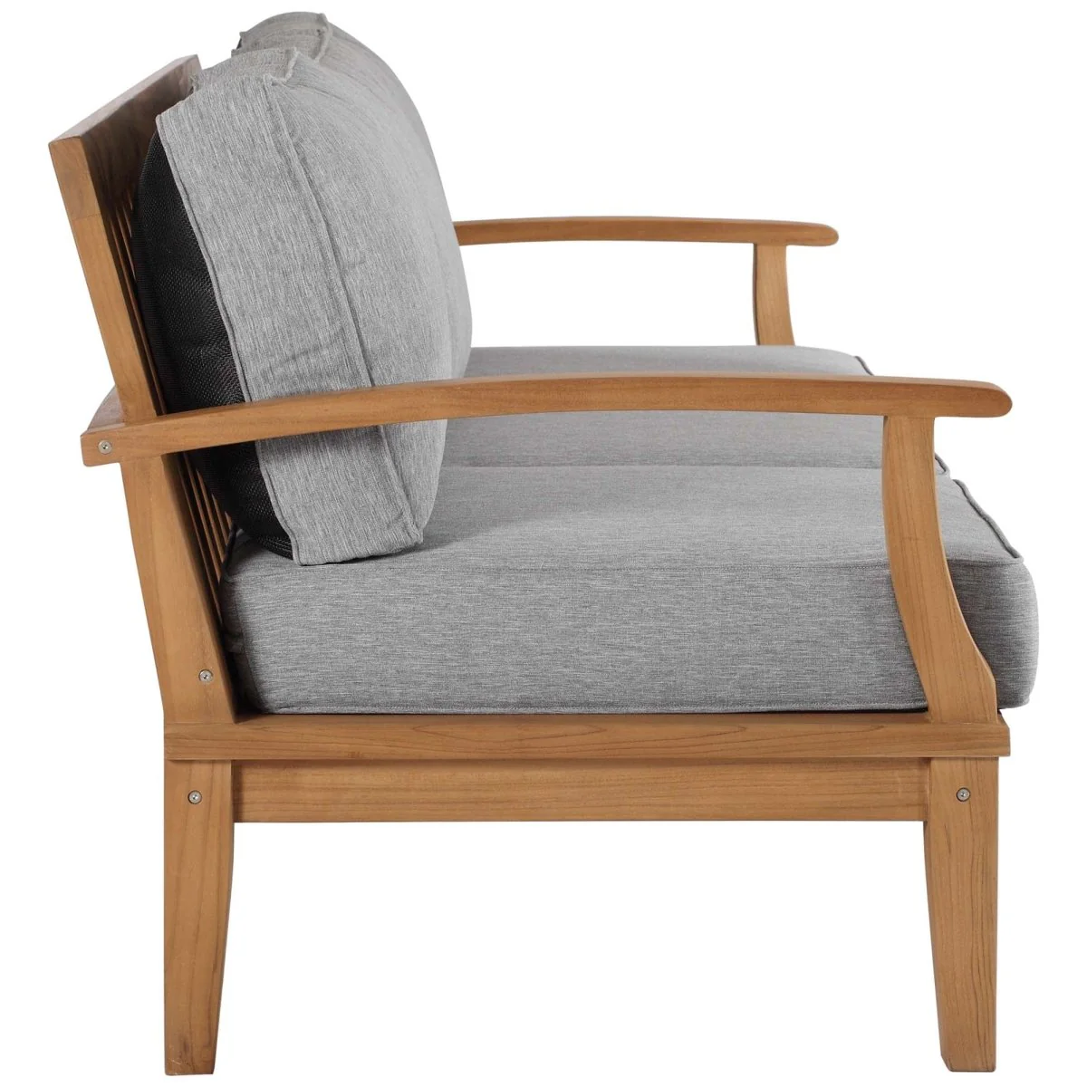 Natural Teak Outdoor Sofa with All-Weather Construction and Comfortable Seating - Image 22
