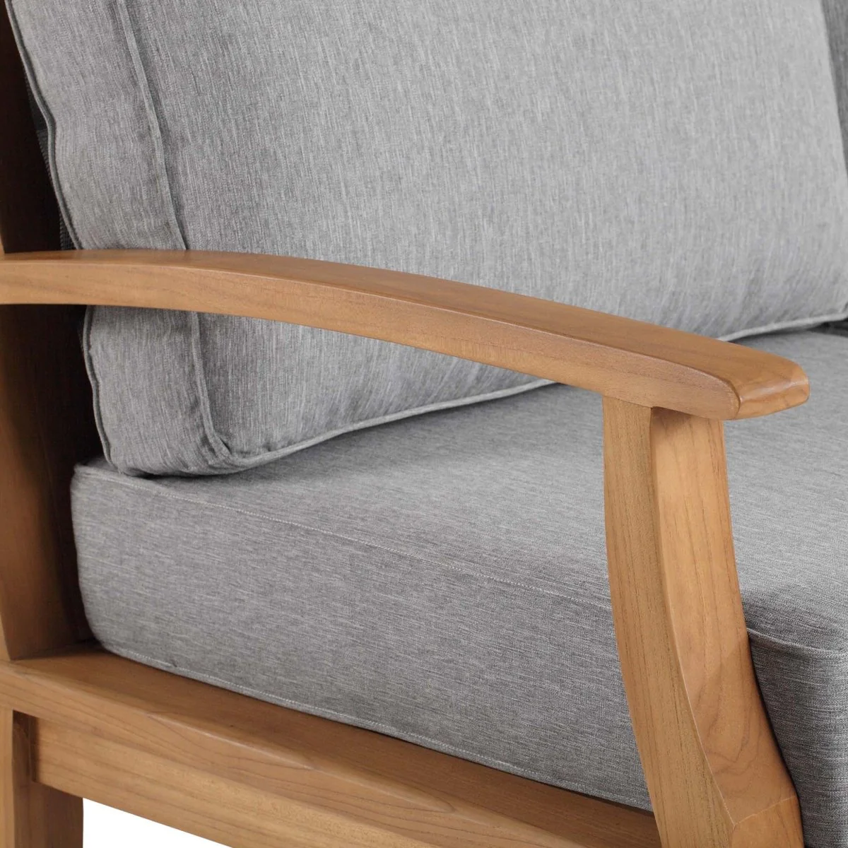 Natural Teak Outdoor Sofa with All-Weather Construction and Comfortable Seating - Image 27