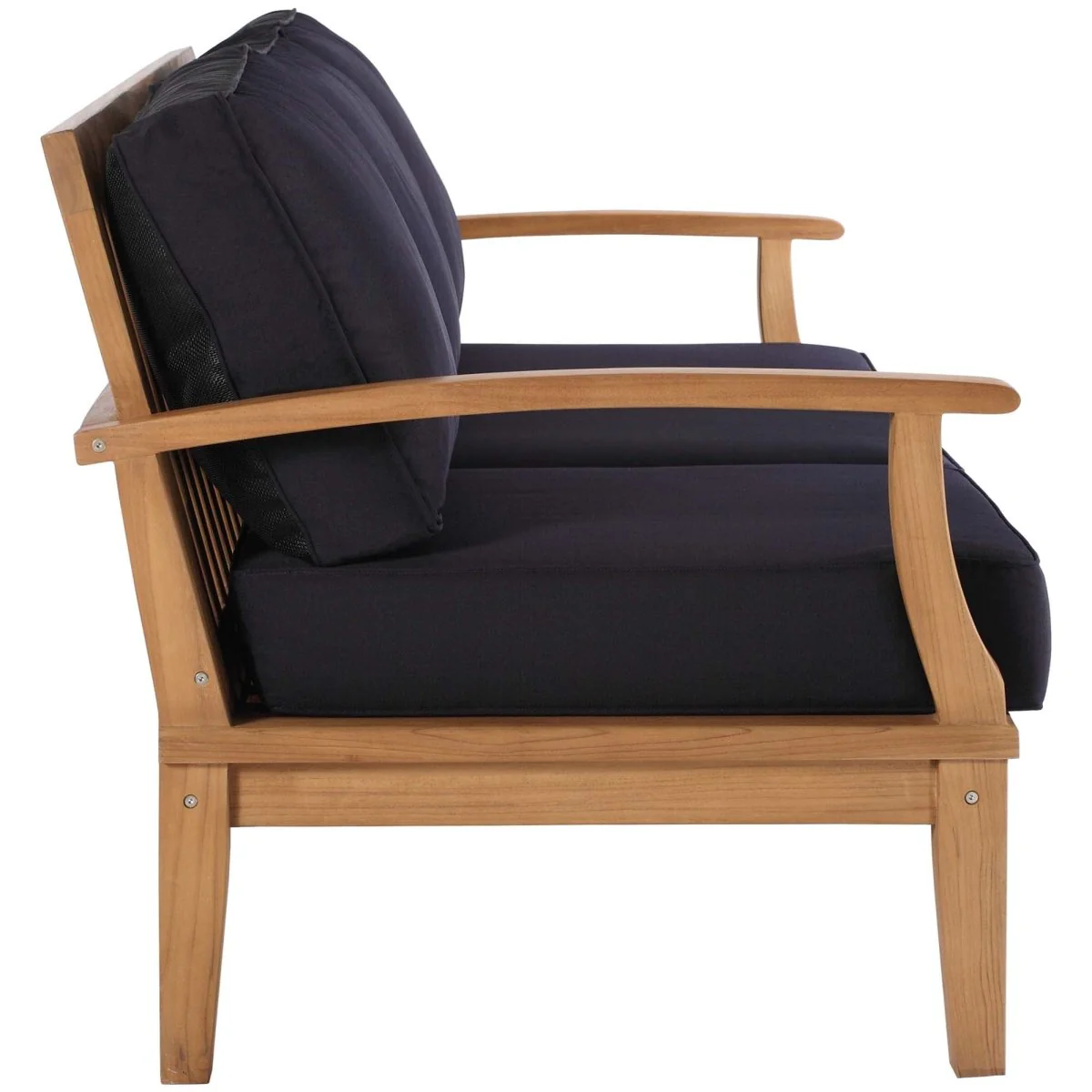 Natural Teak Outdoor Sofa with All-Weather Construction and Comfortable Seating - Image 3