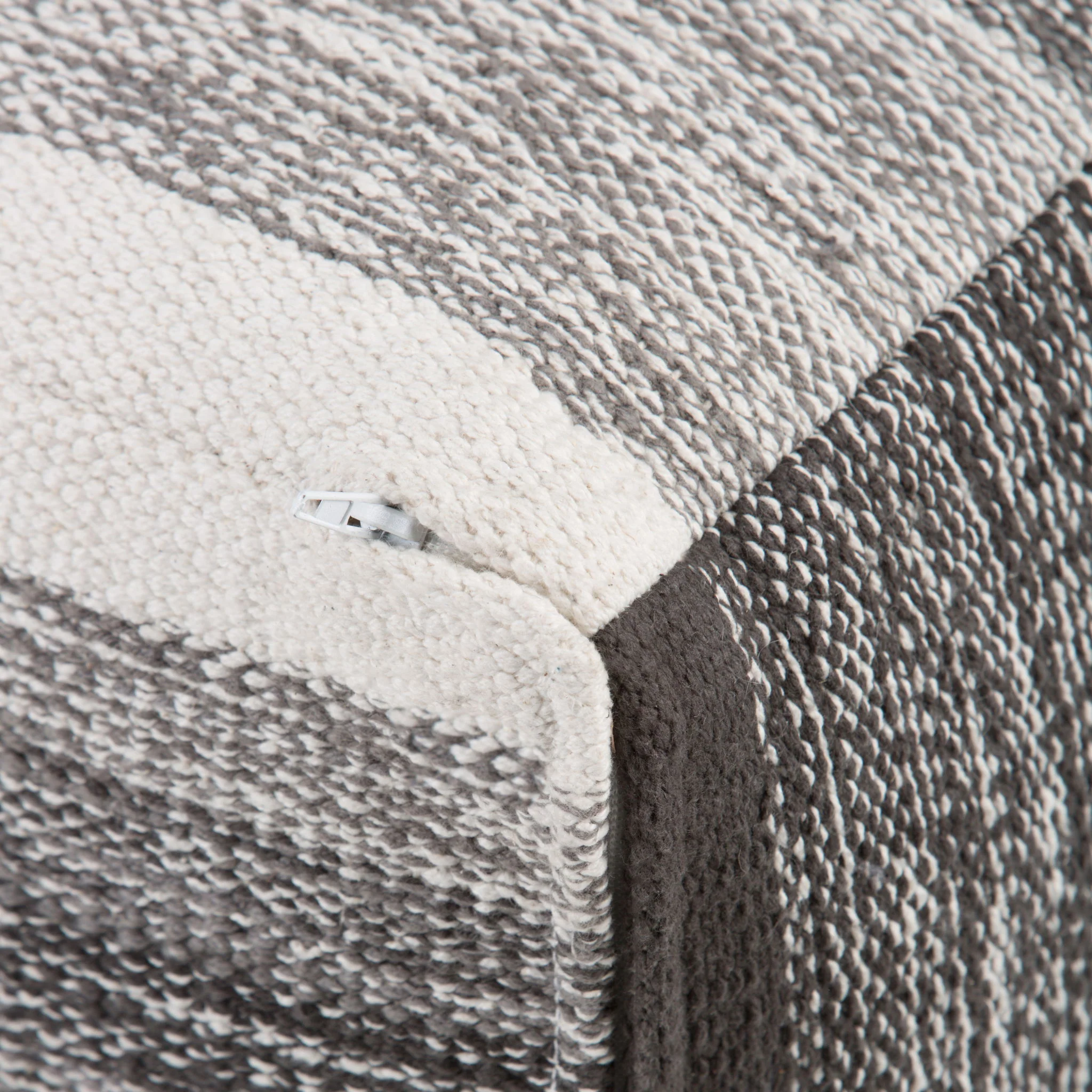 Naya - Upholstered Cube Pouf - Image 5