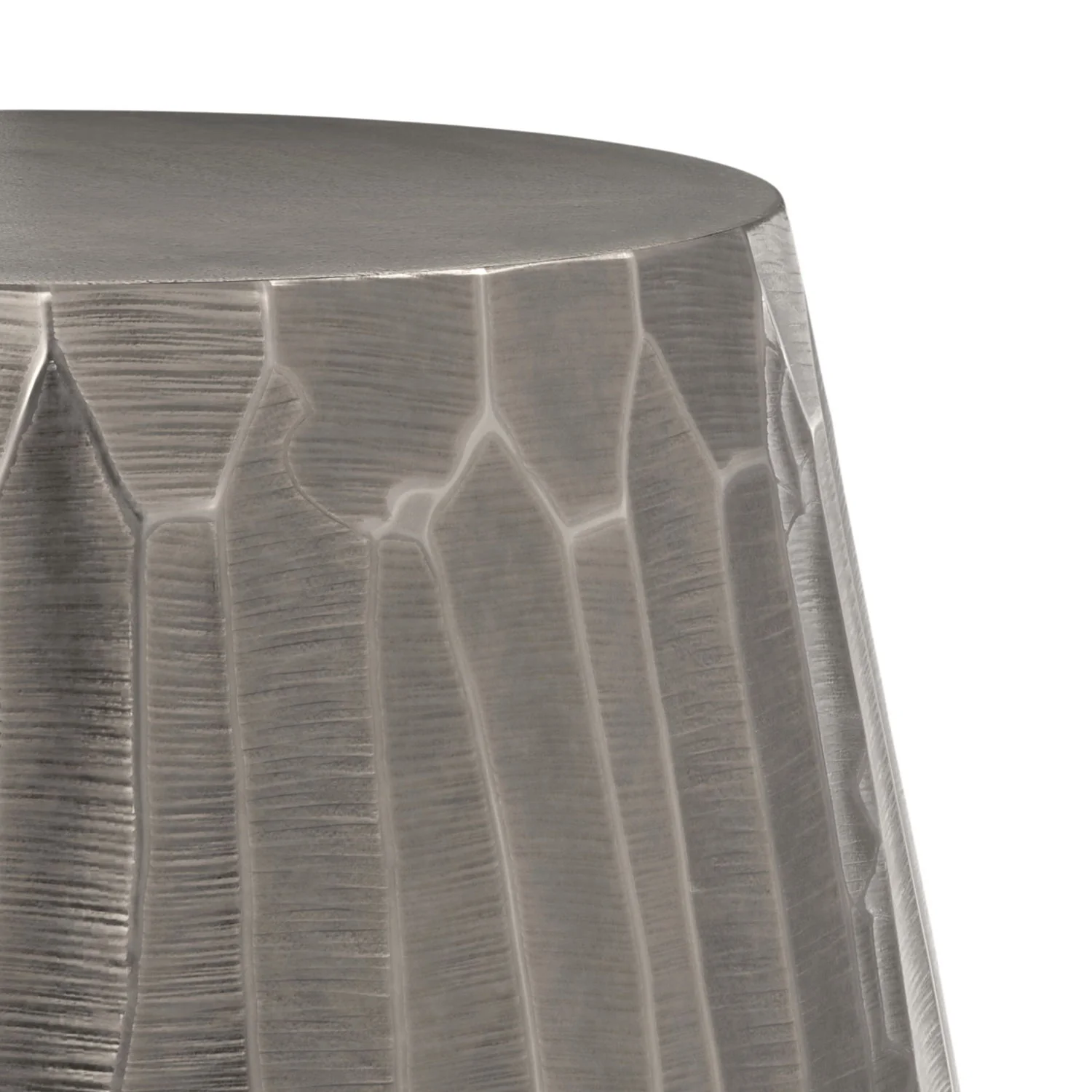 Nellie - Cast Aluminum Side Table - Black - Image 3