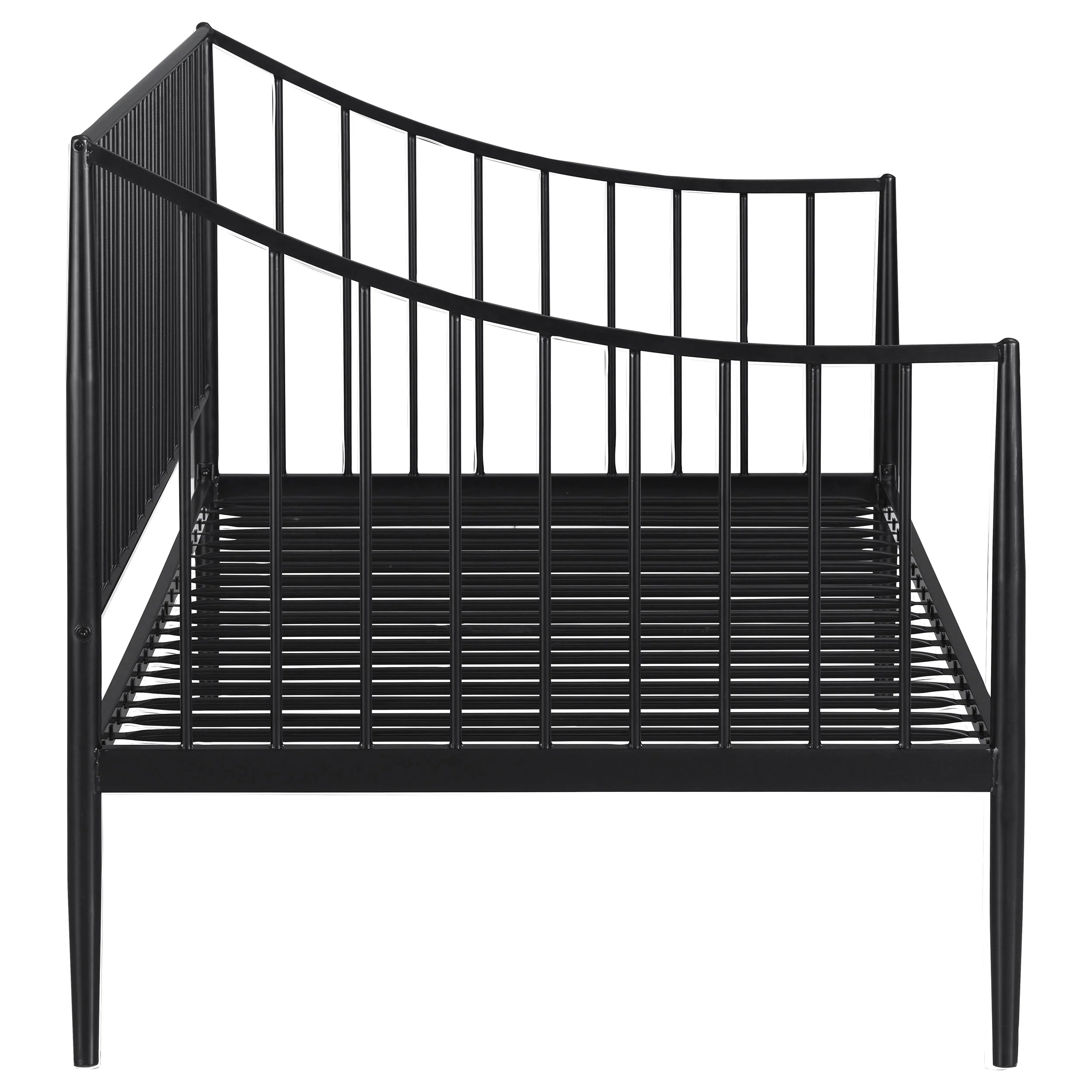 Newbury Metal Twin Daybed, Matte Black - Image 7