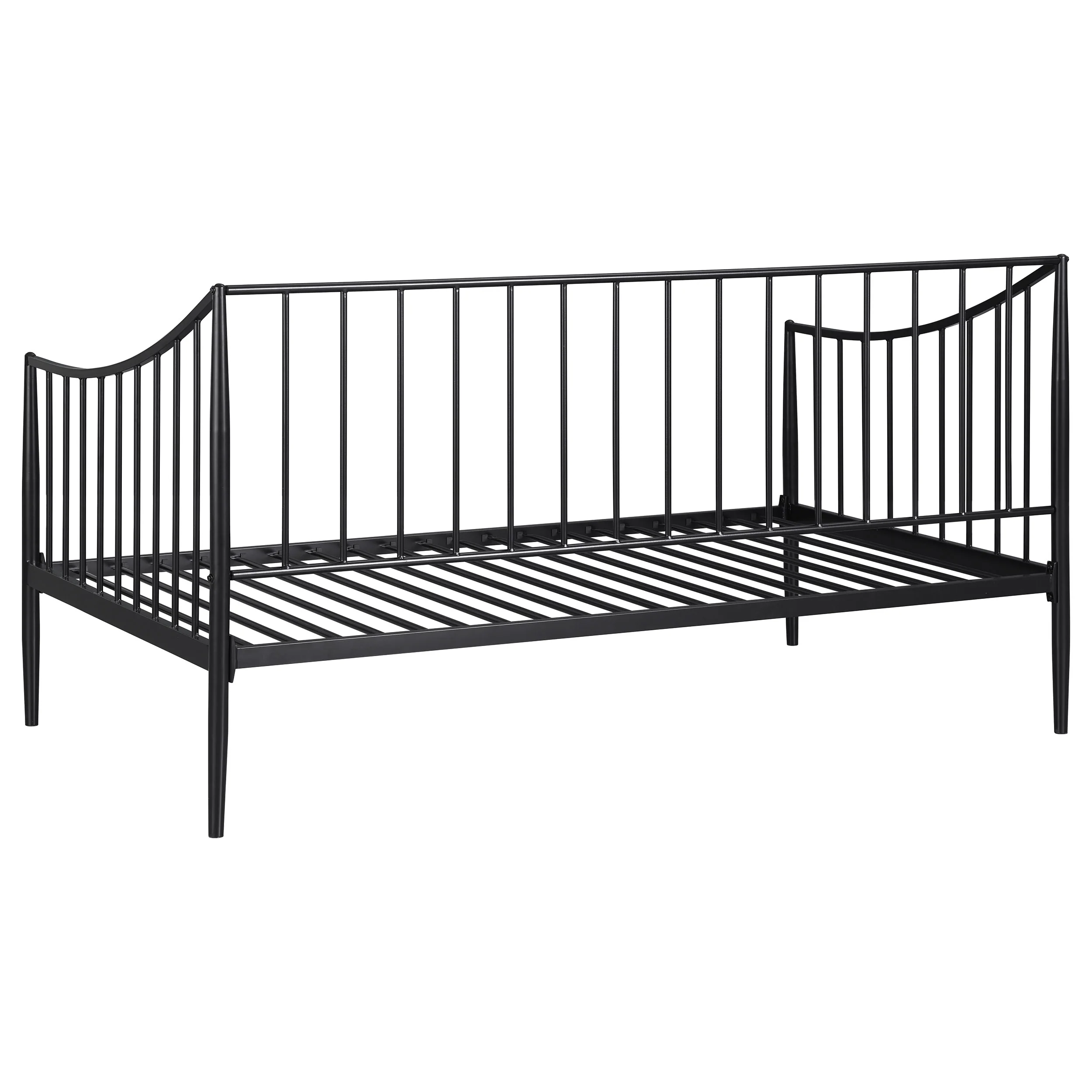 Newbury Metal Twin Daybed, Matte Black - Image 9