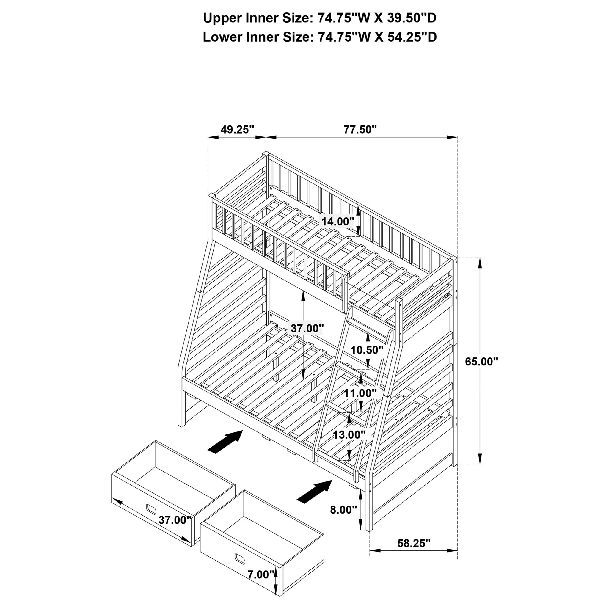 Newhall - Bunk Bed With 2 Drawers - Image 11