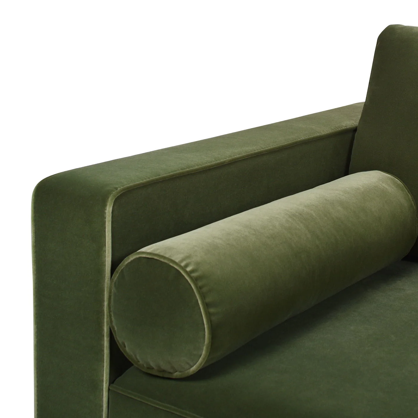 Nicholi - Mid-Century Modern Sofa - Olive Green - Image 6