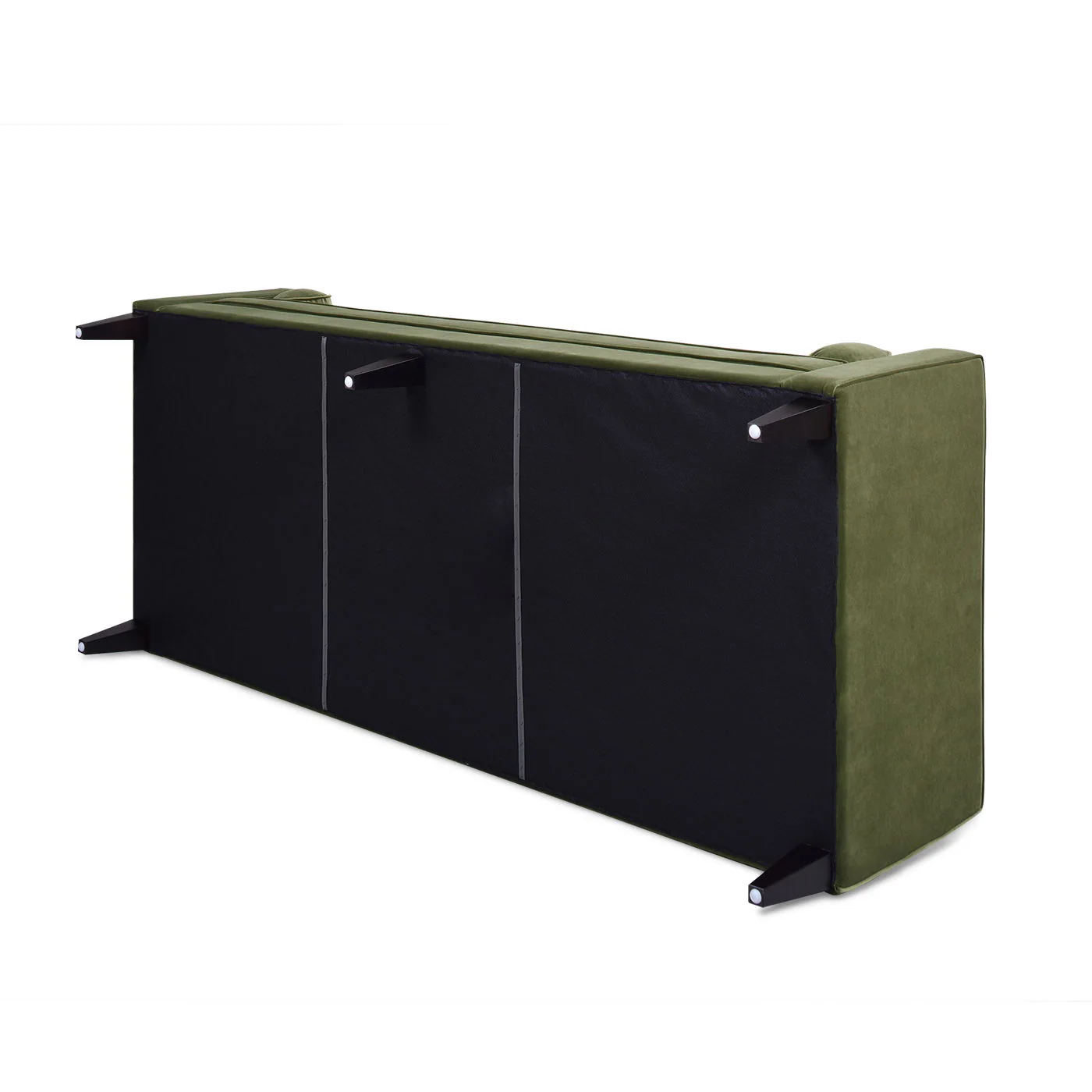 Nicholi - Mid-Century Modern Sofa - Olive Green - Image 9