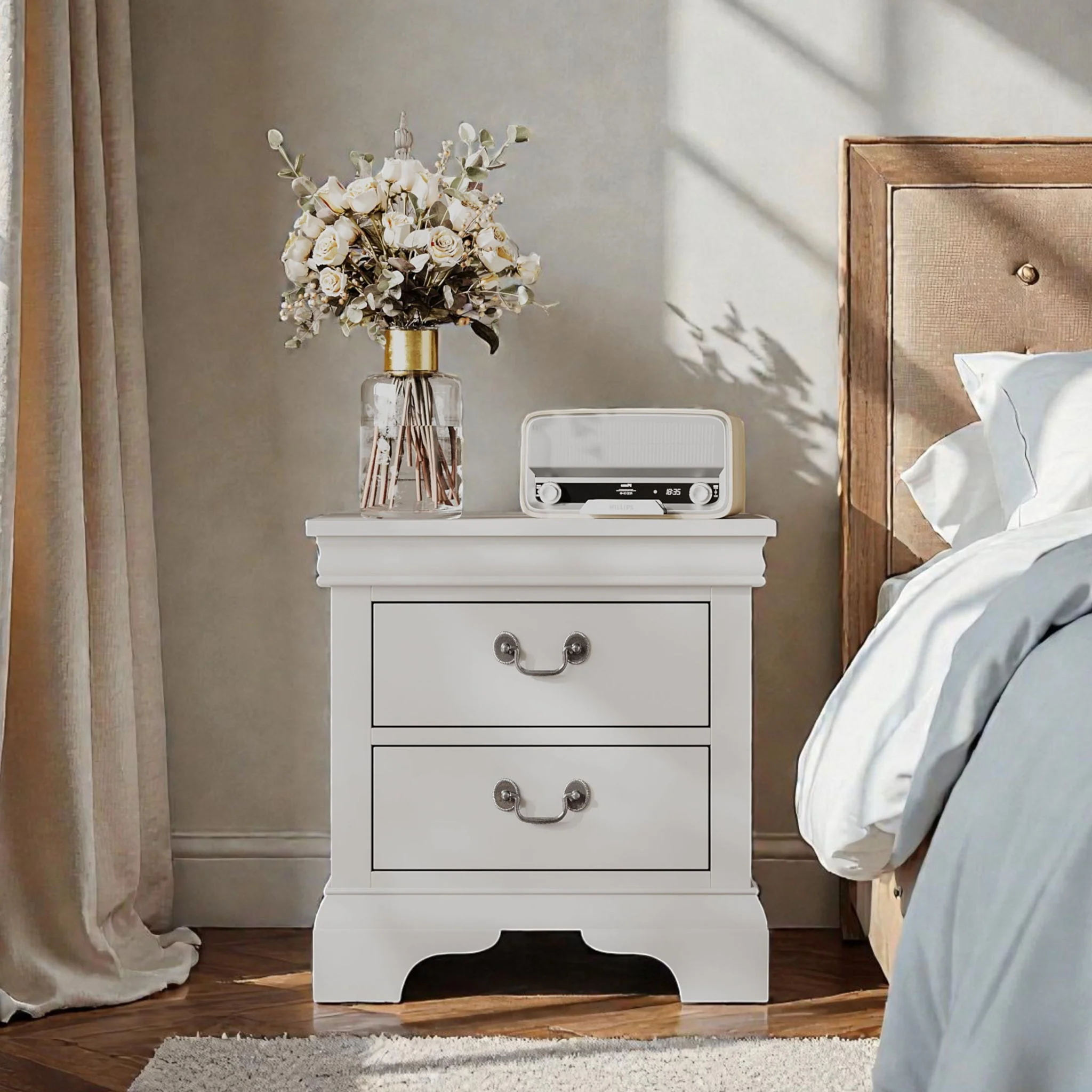 Nightstand With 2 Drawers - Image 10