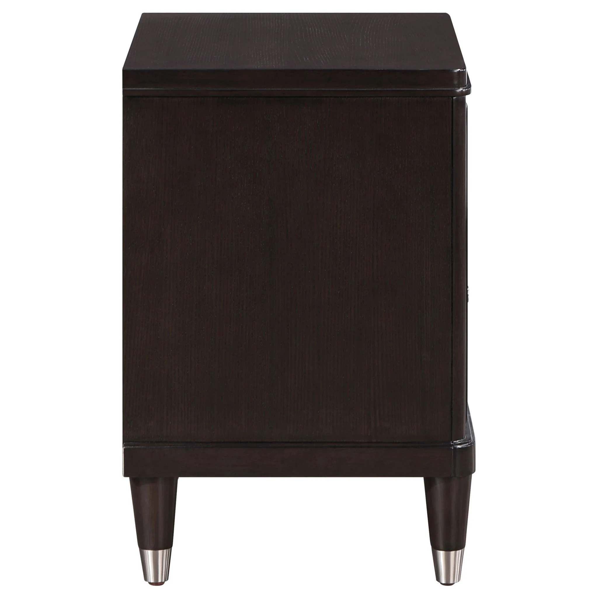 Niguel - 2 Drawer Nightstand With Felt Lined Top Drawer - Brown - Image 8