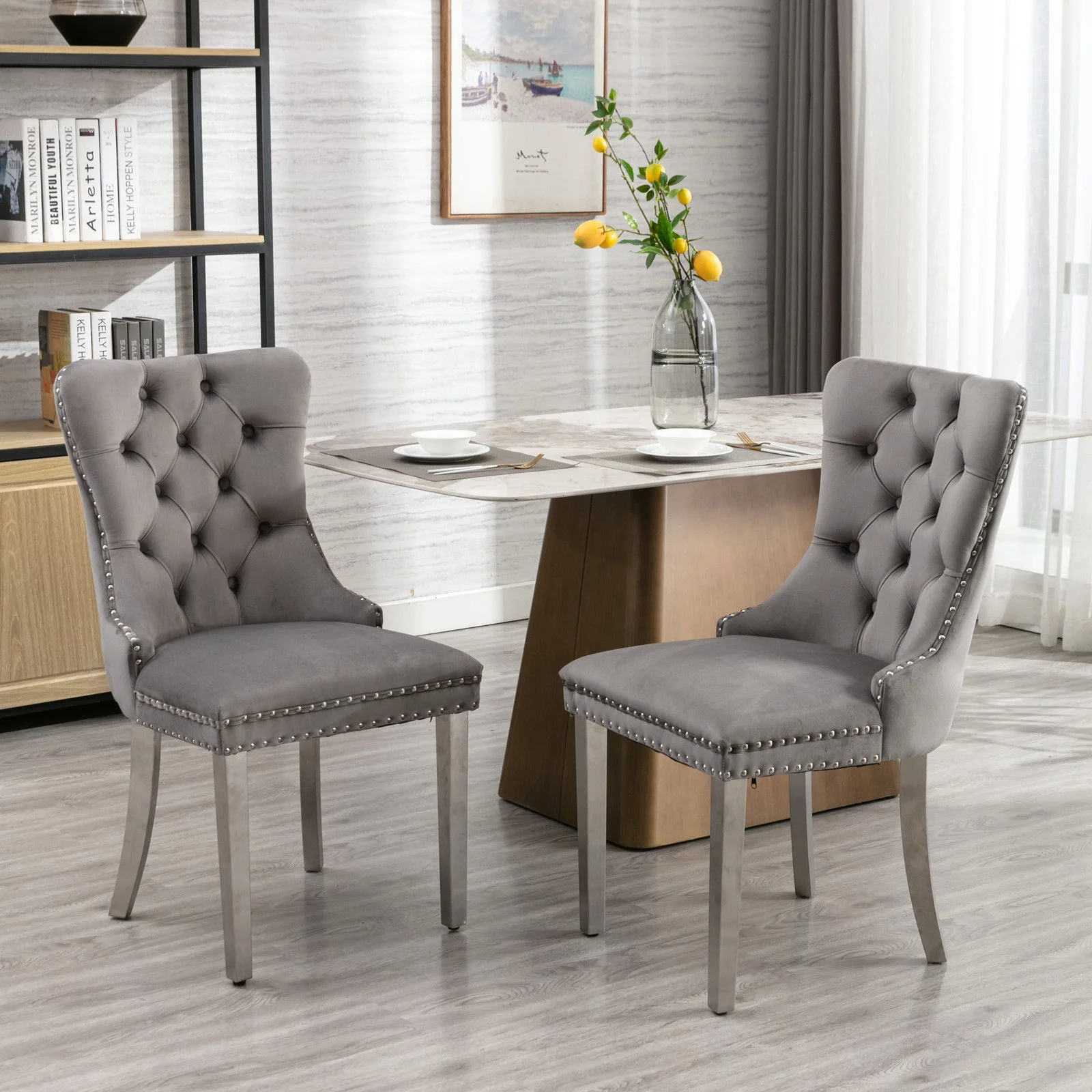 Nikki - Contemporary Upholstered Dining Chair (Set of 2)