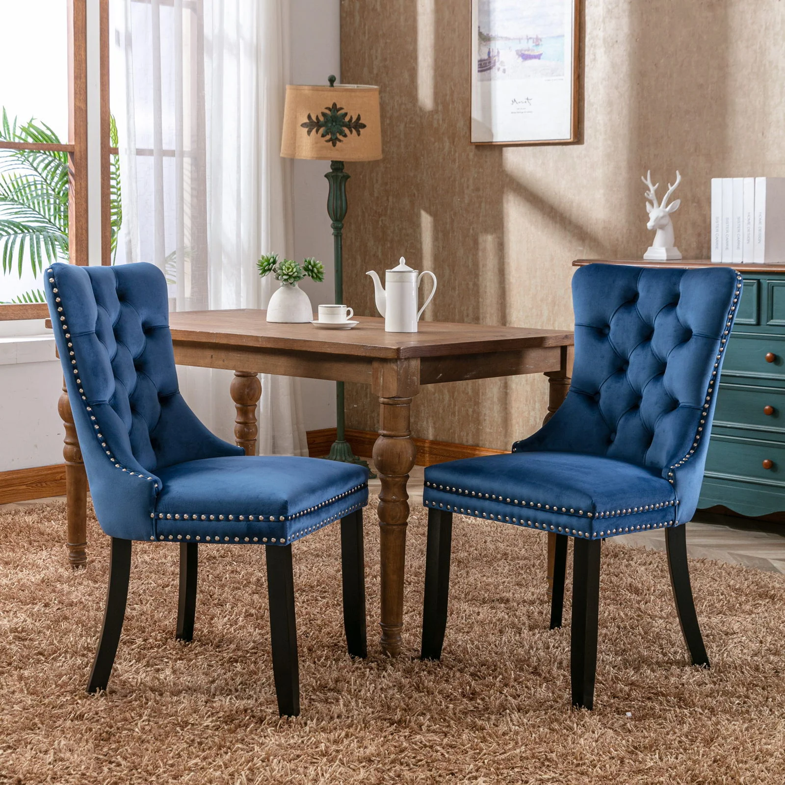 Nikki - High-End Tufted Dining Chair (Set of 2) - Image 4
