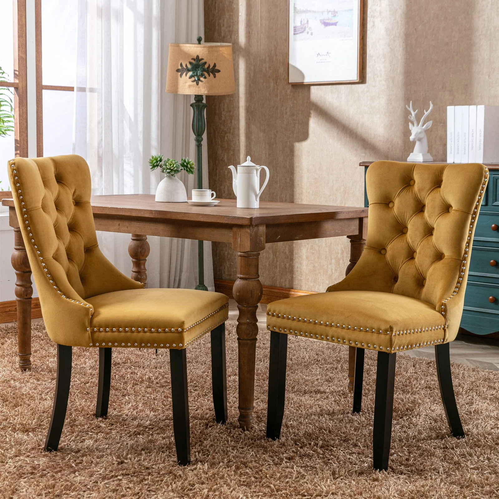 Nikki - High-End Tufted Dining Chair (Set of 2) - Image 8