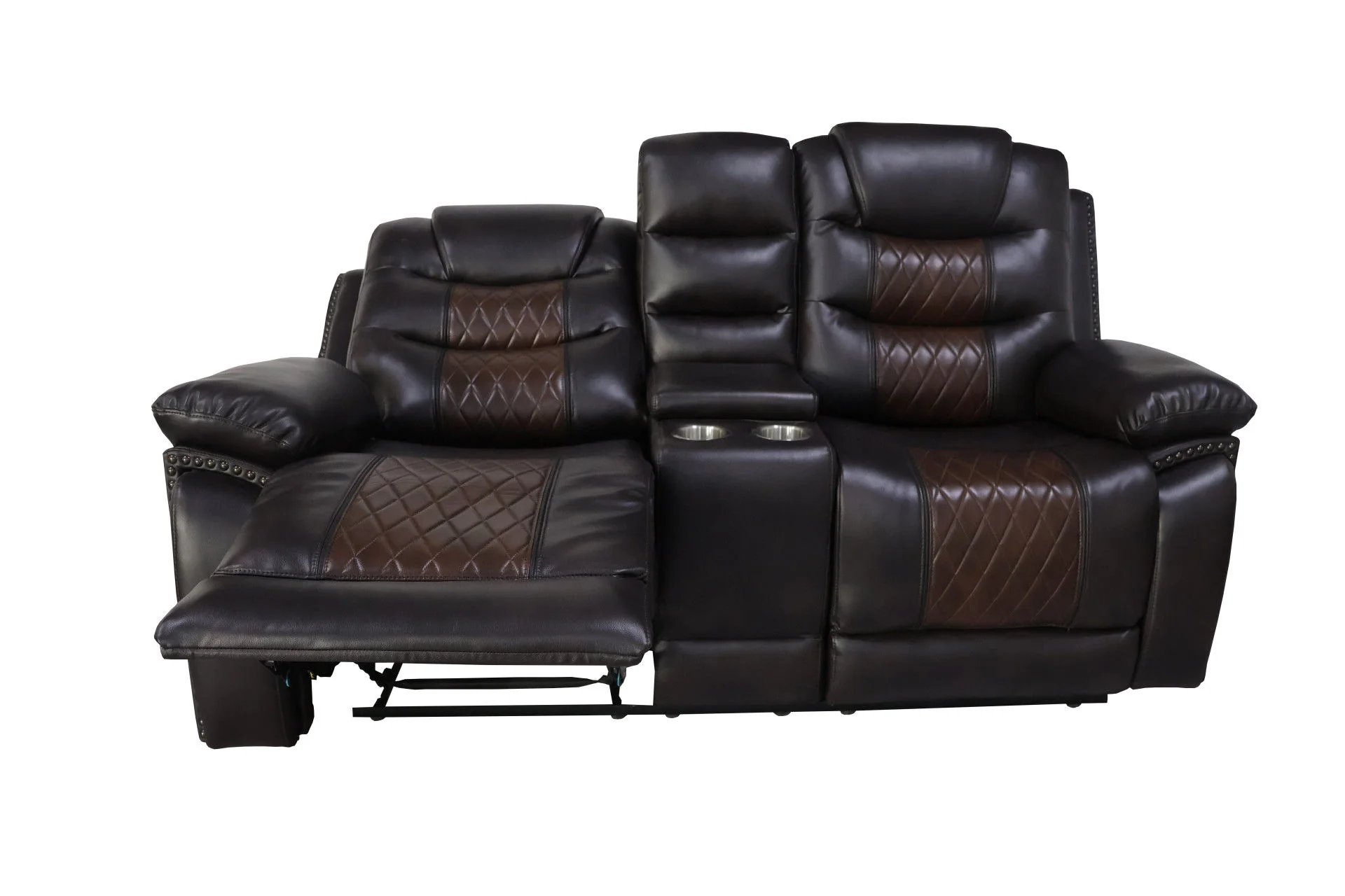 Nikko - Console Loveseat With Dual Recliners - Image 22