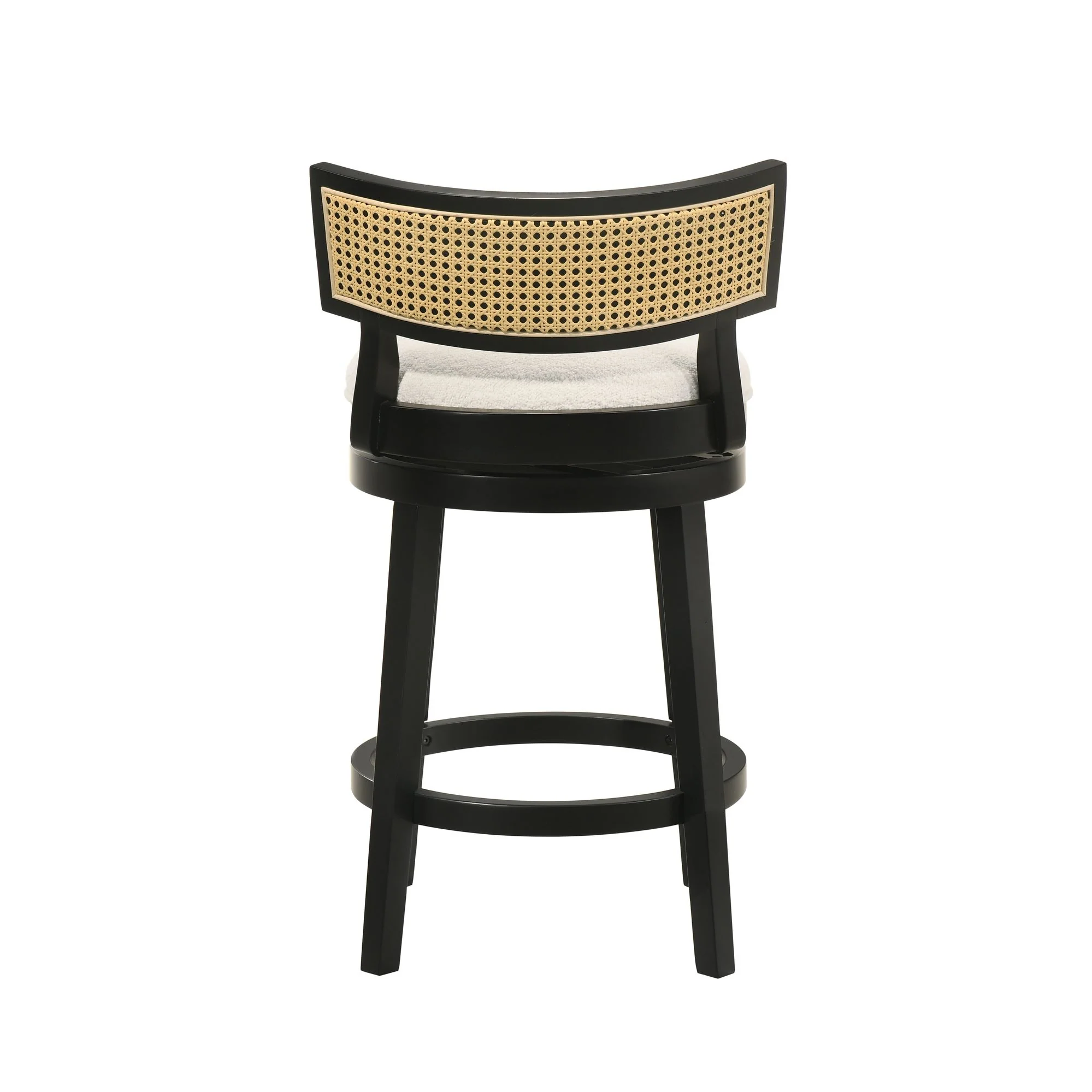Noely - Modern Farmhouse Swivel Wood Counter Height Kitchen Bar Stool - Image 19
