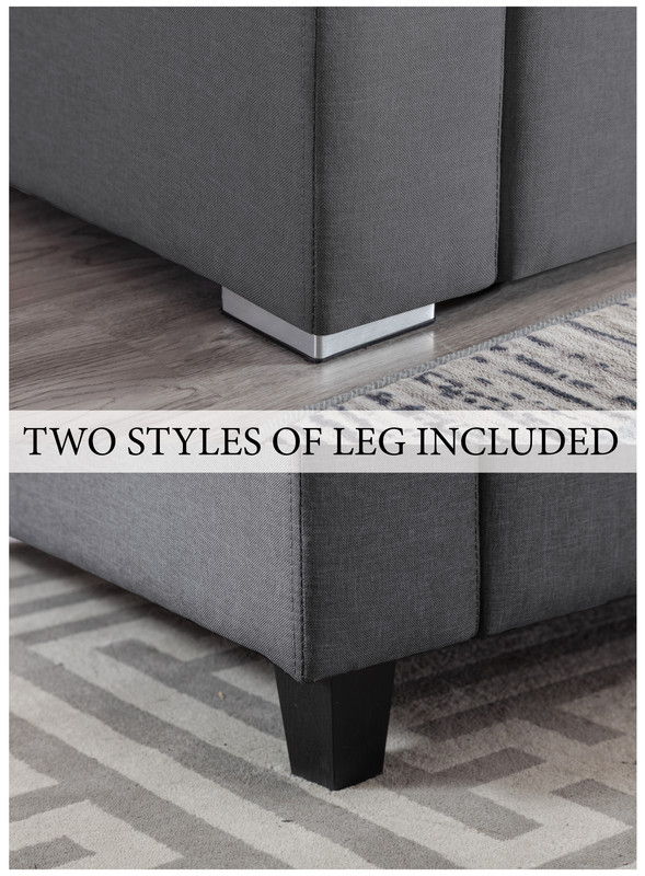 Nolan - Fabric 6 Piece Sectional Sofa With Pillows And Interchangeable Legs - Image 19