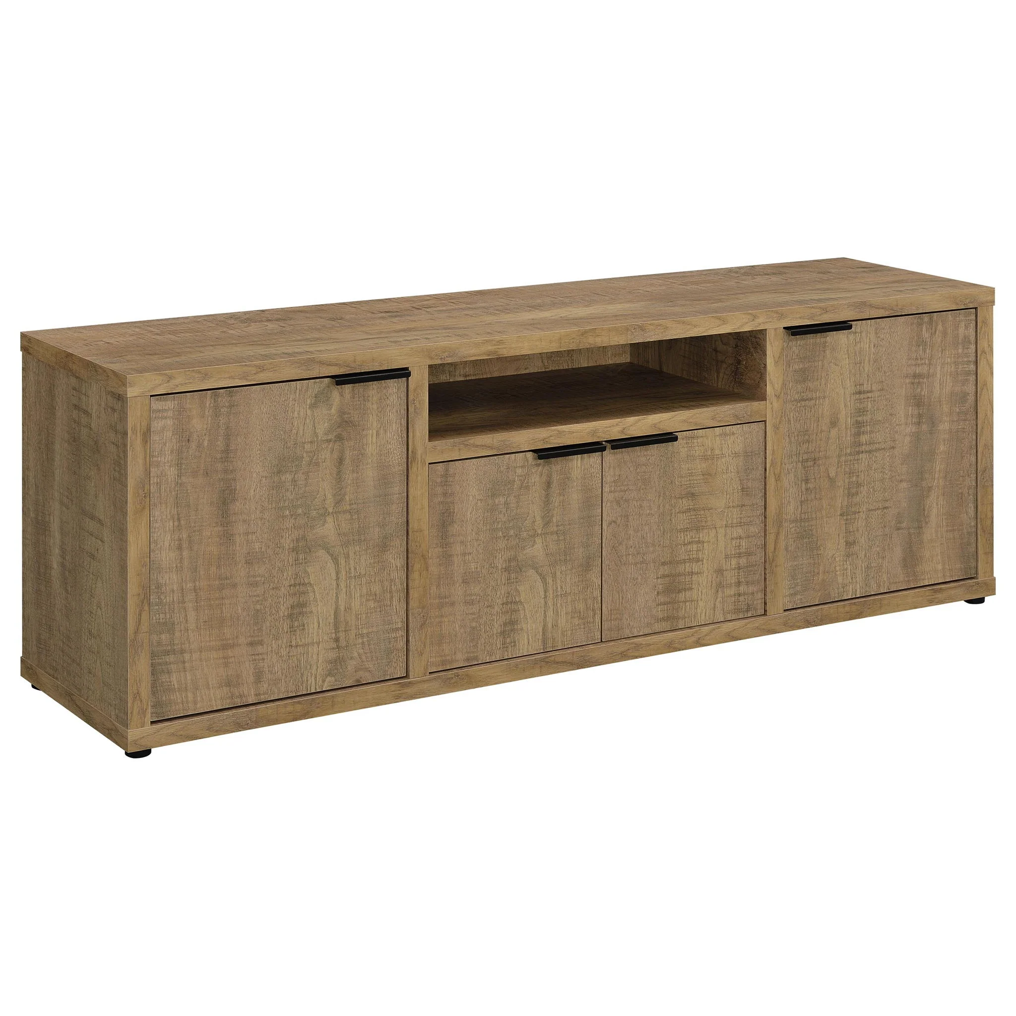 Noriega - 3 Piece TV Entertainment Center, Open & Concealed Storage - Wood - Image 9
