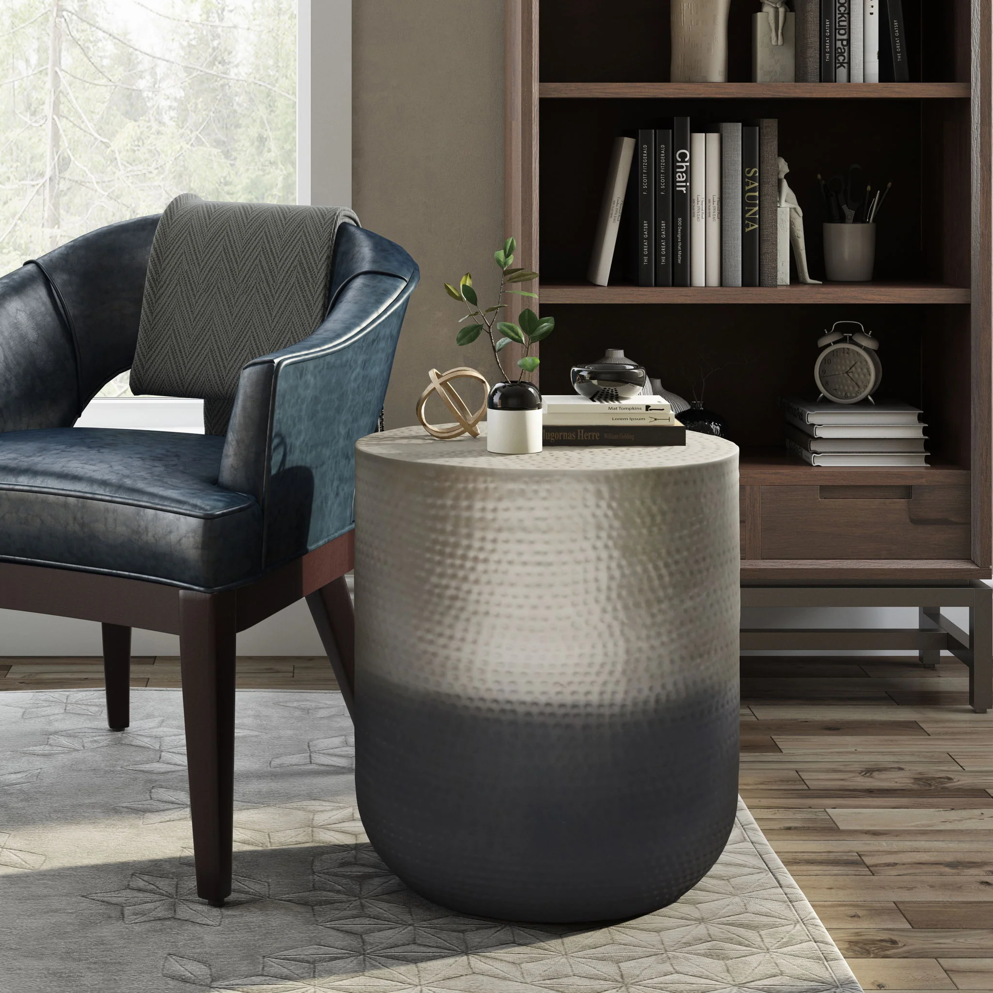 Nova - Handcrafted Metal Side Table - Image 13