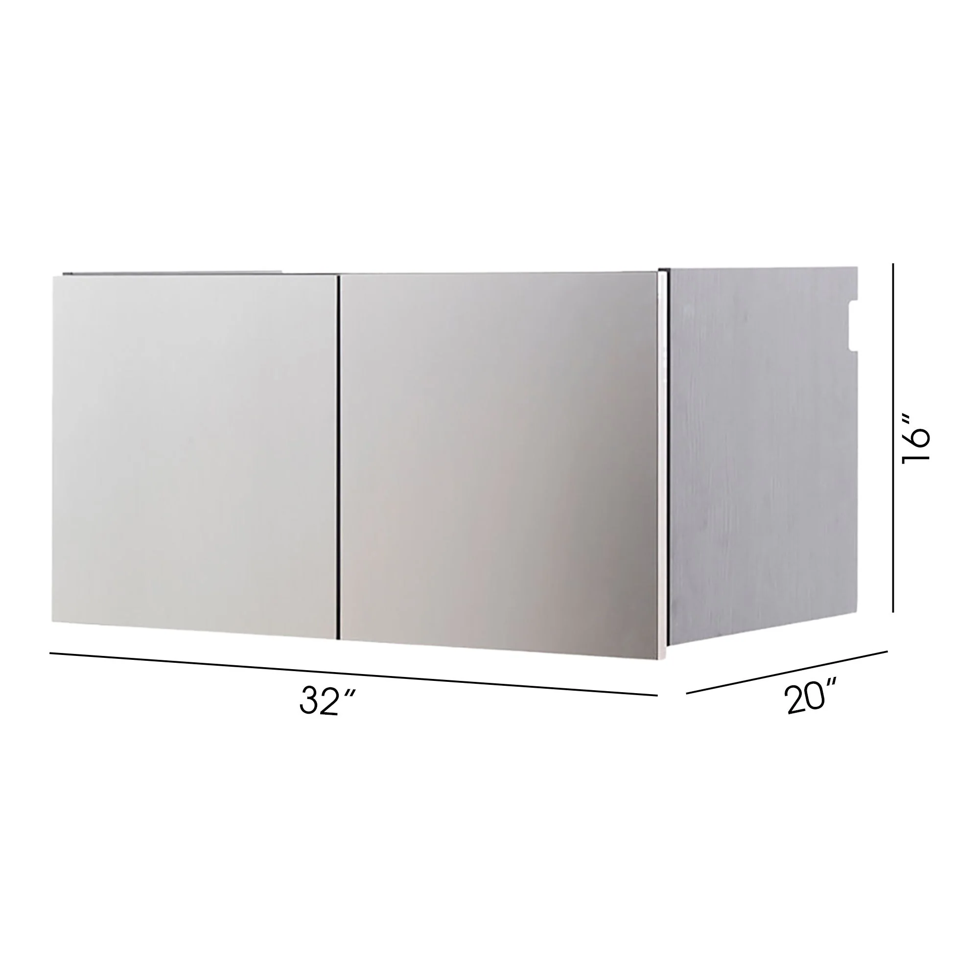 Nova Series - Wall Mounted Garage Cabinet - Dark Gray - Image 9