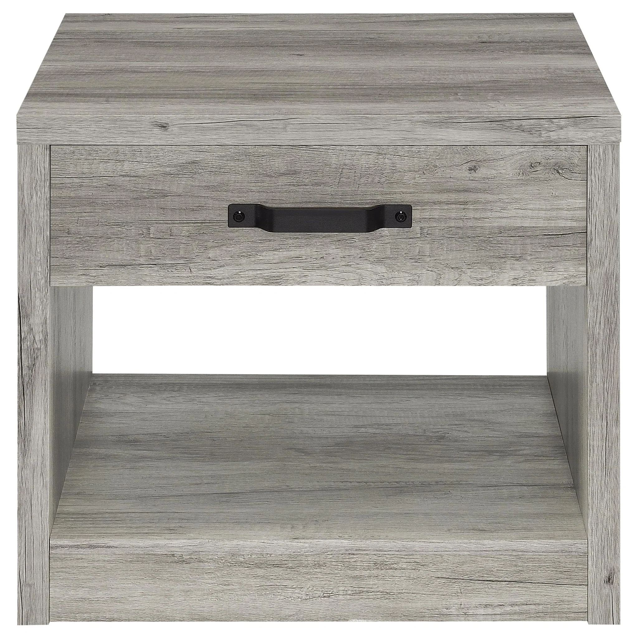 Nuberg - 1 Drawer Table - Gray - Image 4