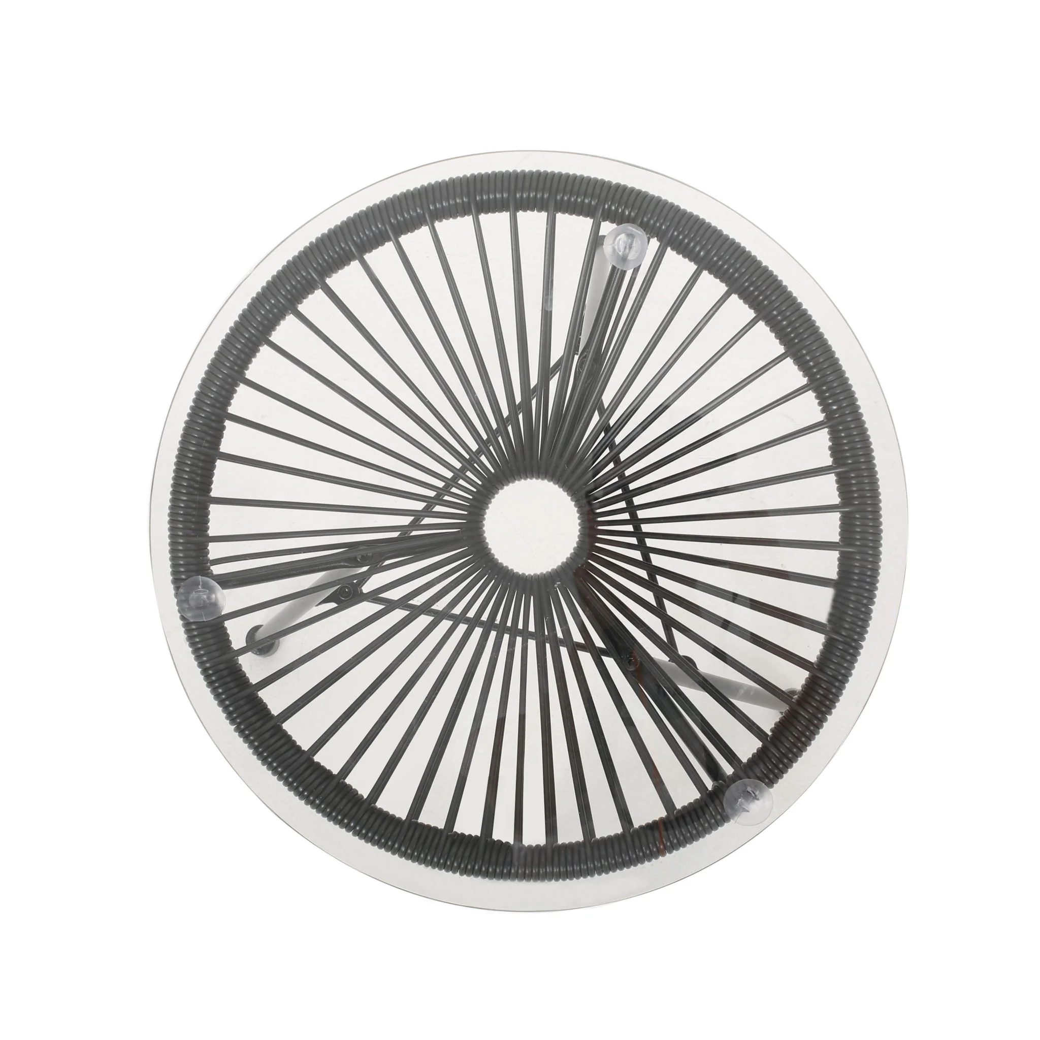 Nusa - Modern Rattan Side Table With Tempered Glass Top - Image 21