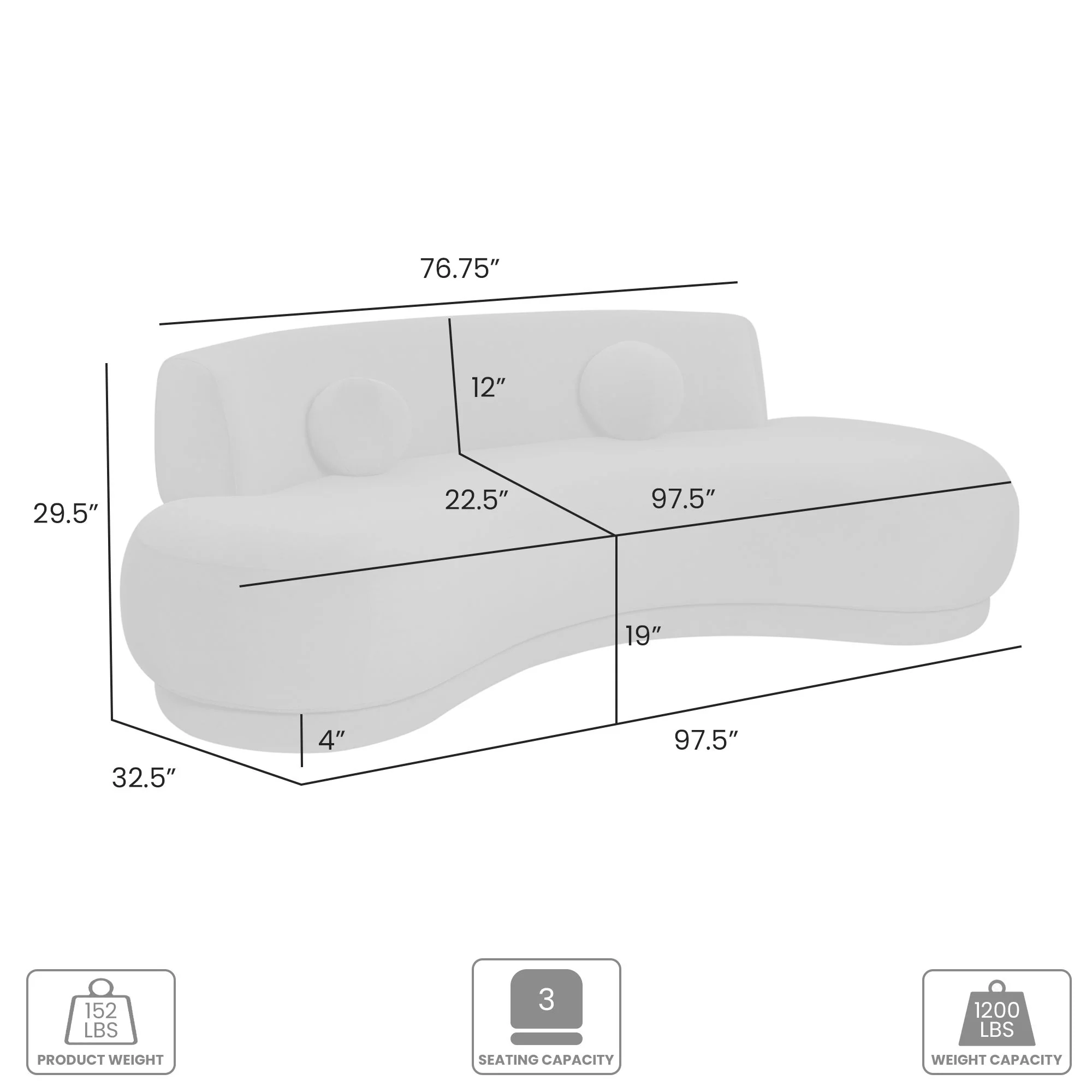 Oakland - 3-Seater Sofa - Image 12