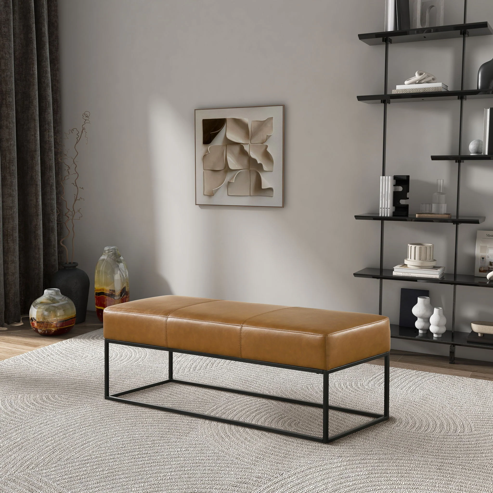 Odessa - Bench - Tan - Image 5