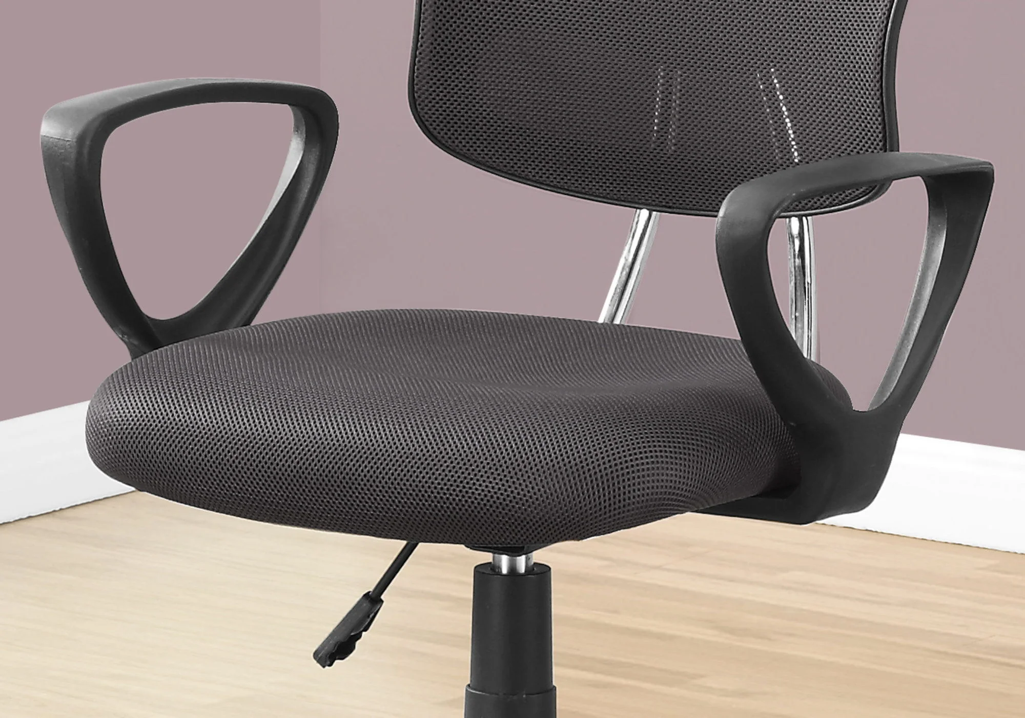 Office Chair, Adjustable Height, Swivel Ergonomic, Armrests, Contemporary - Image 7