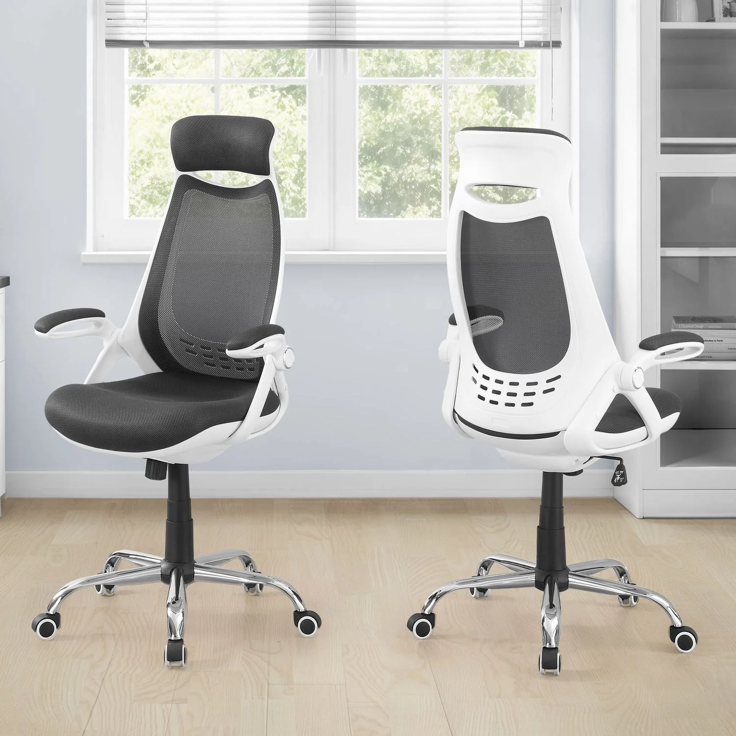 Office Chair, Adjustable Height, Swivel, Ergonomic, Armrests, Contemporary & Modern - Image 14